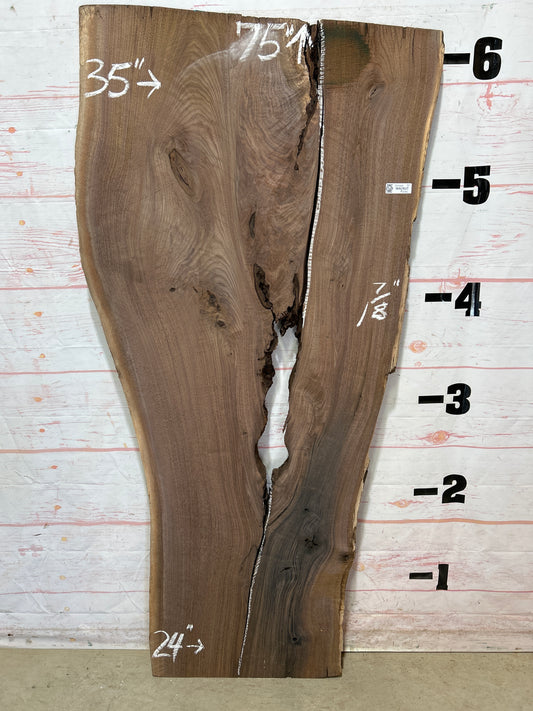 Live Edge Walnut Sku#25460-31