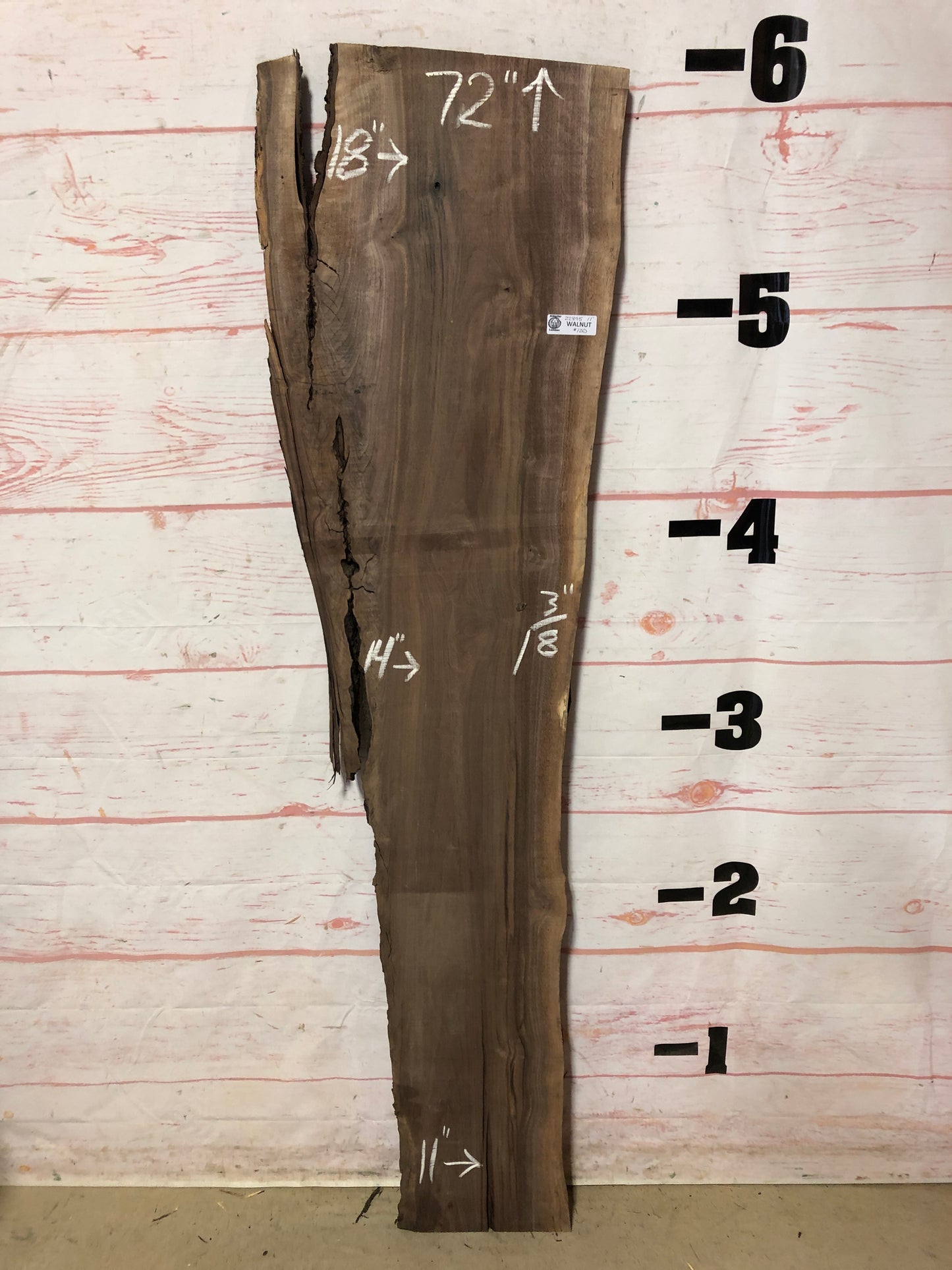 Live Edge Walnut Sku#22895G-11