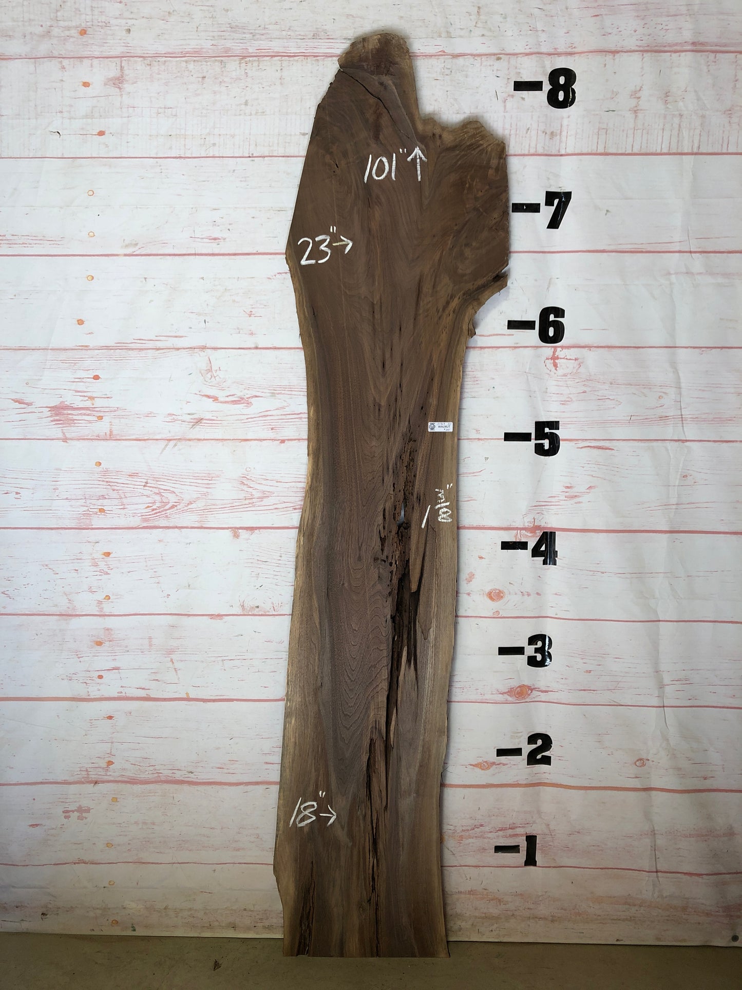 Live Edge Walnut  Sku# 21364C-22