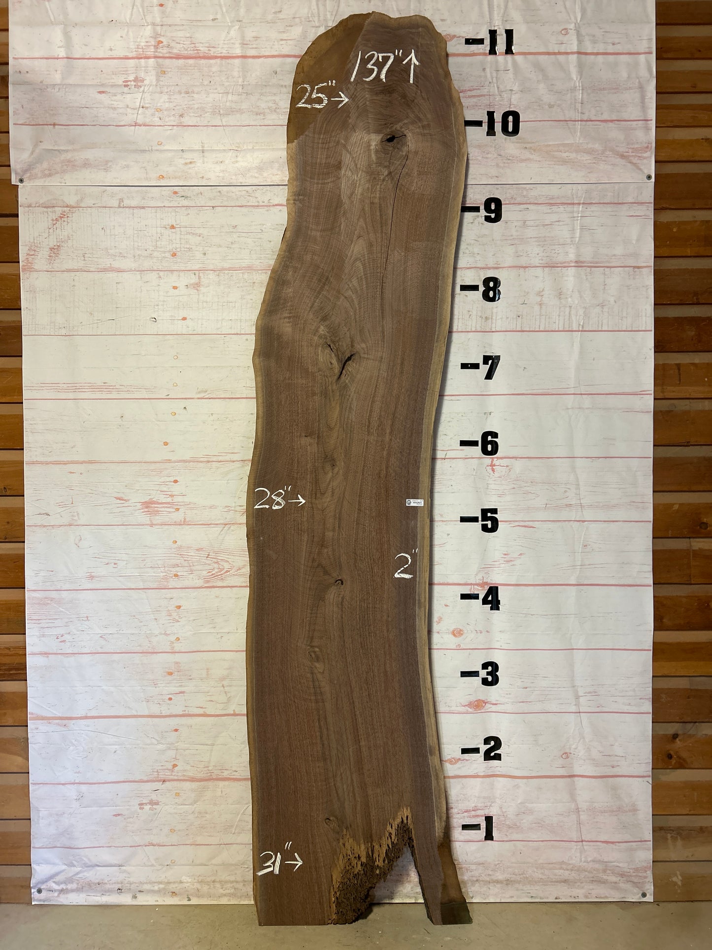 Live Edge Walnut Sku# 24697-53