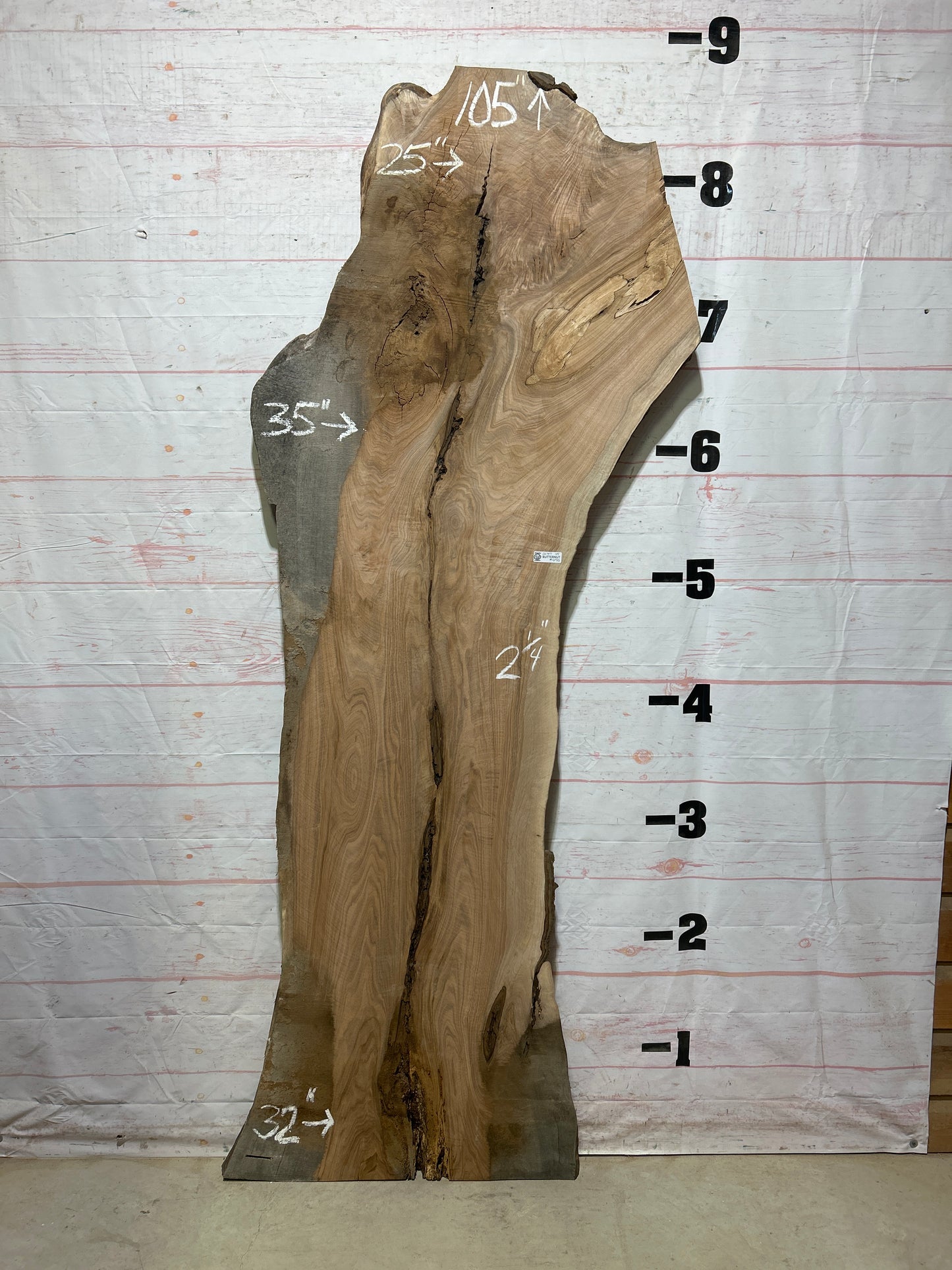 Live Edge Butternut Sku#26747-49