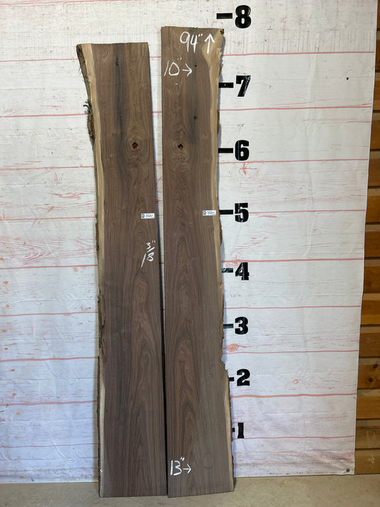 Live Edge Walnut Set Sku#25395C-24