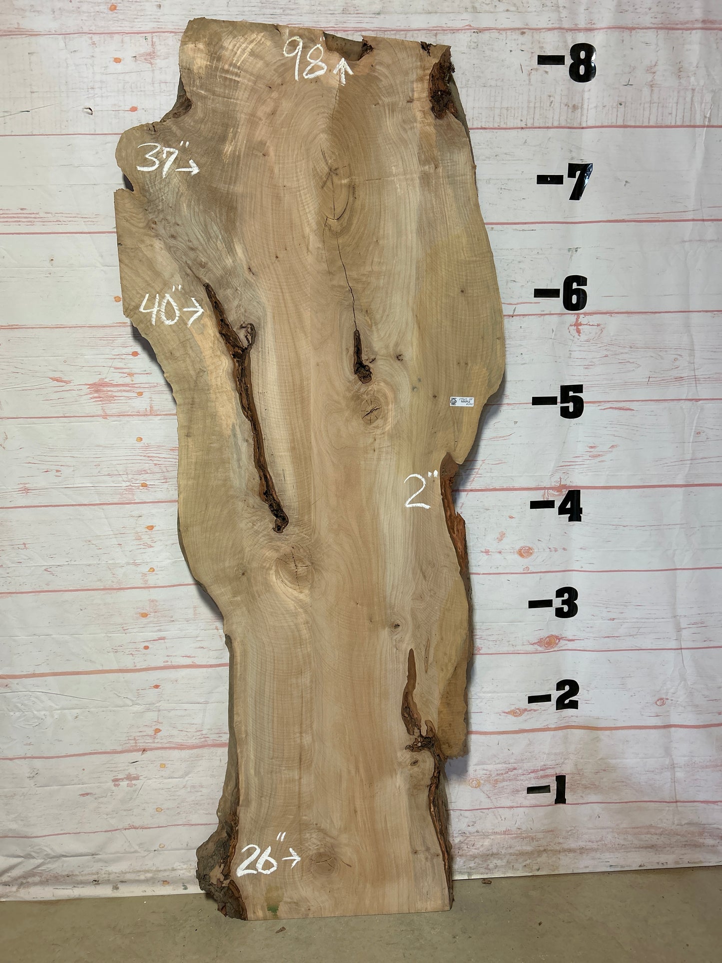 Live Edge Maple Sku#24865-45