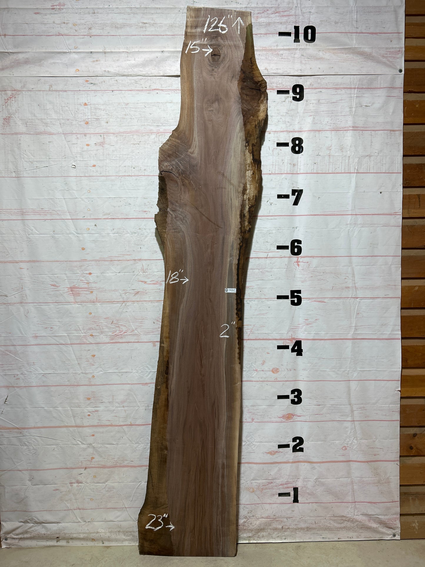 Live Edge Walnut Sku#26843K-33