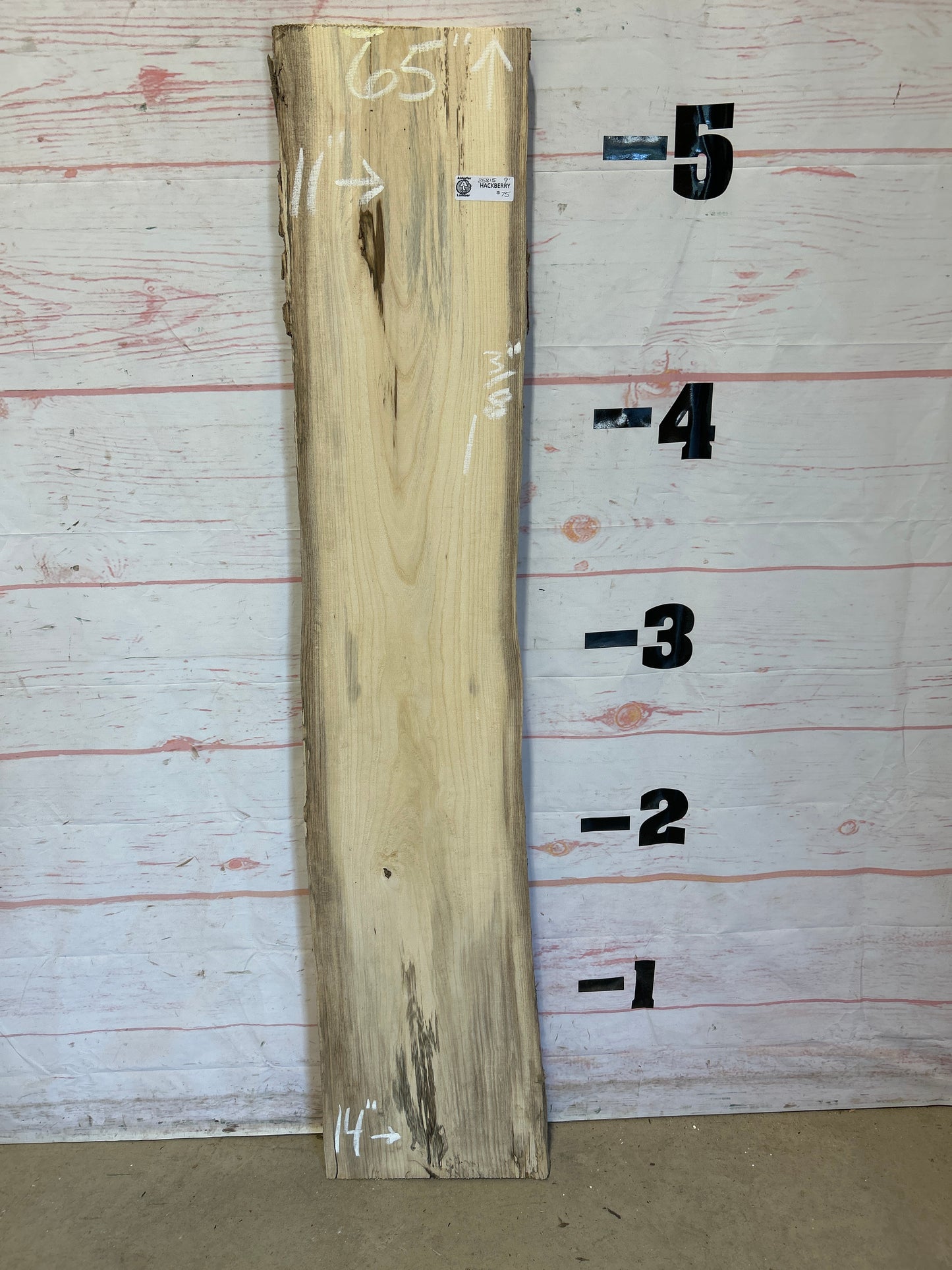 Live Edge Hackberry Sku#25815D-9