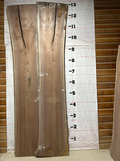 Live Edge Walnut Set Sku#27089-148