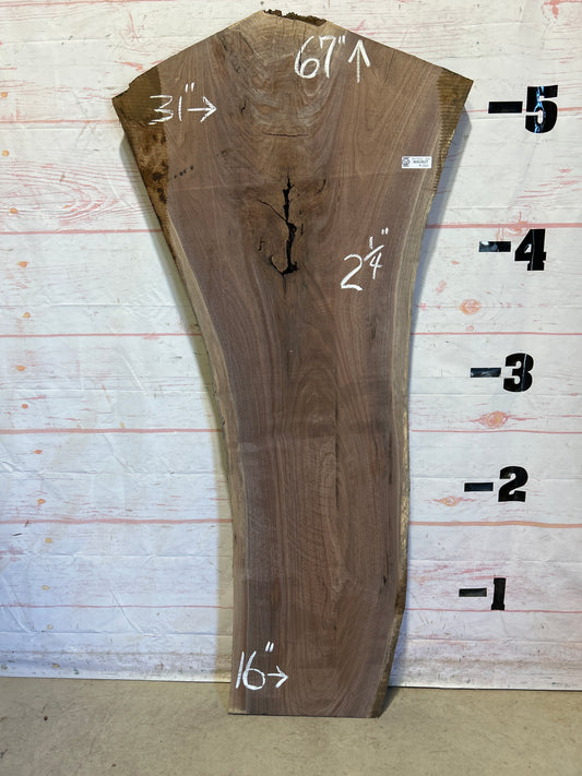 Live Edge Walnut Sku#26352A-25