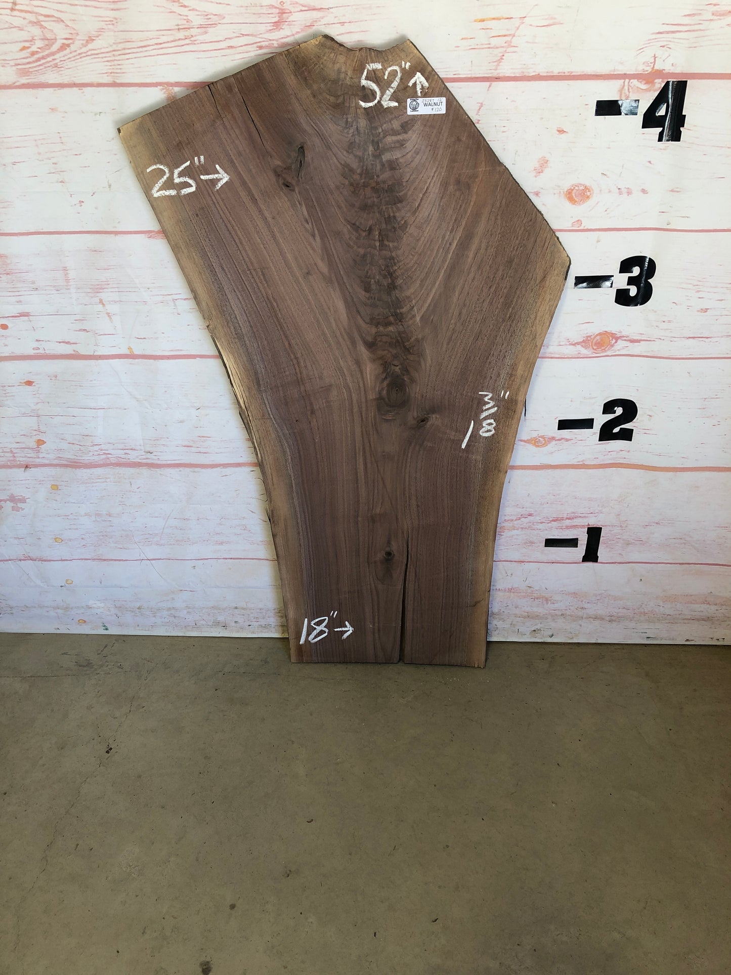 Live Edge Walnut Sku#23287M-12