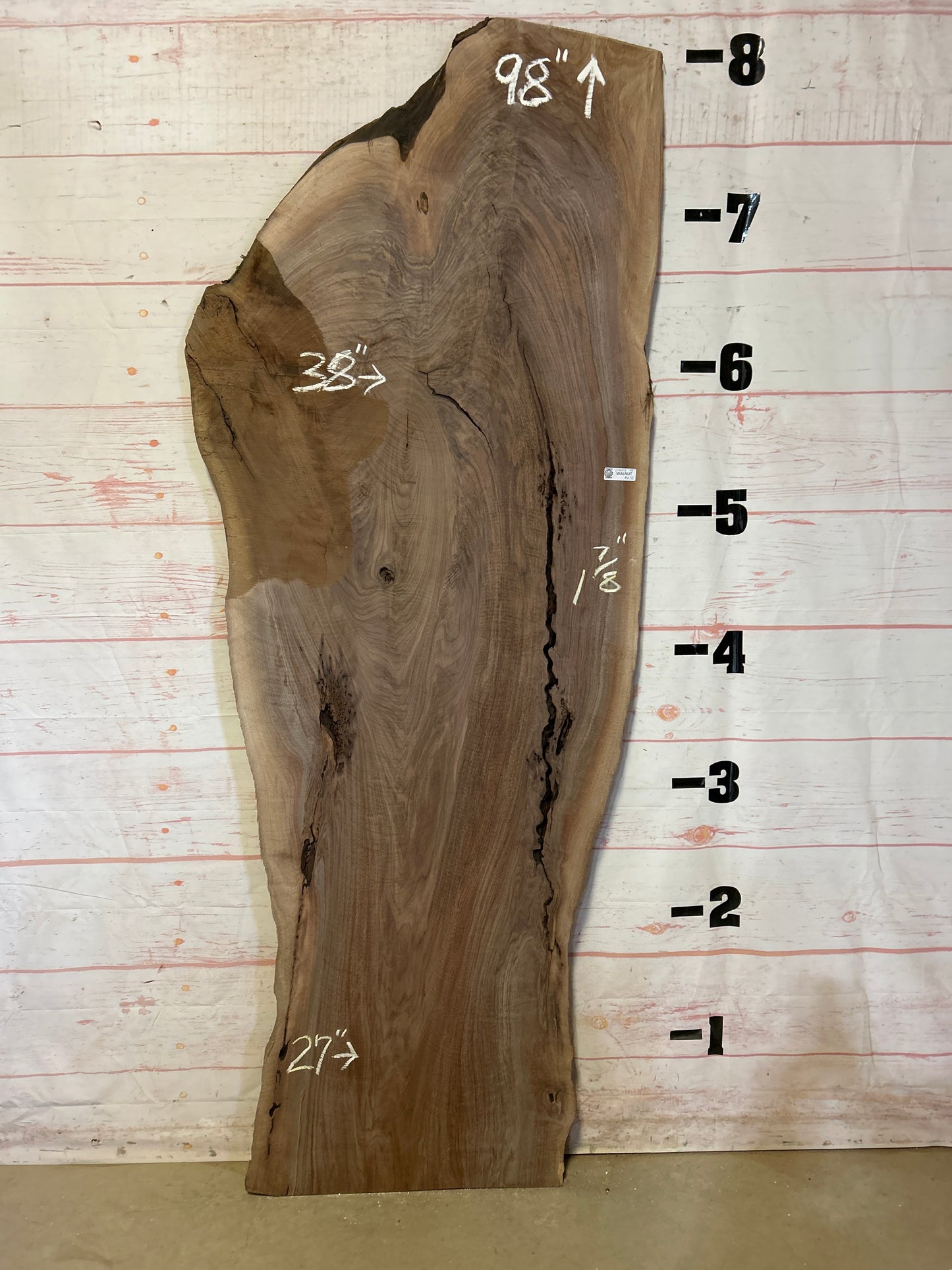 Live Edge Walnut Sku#24603J-45