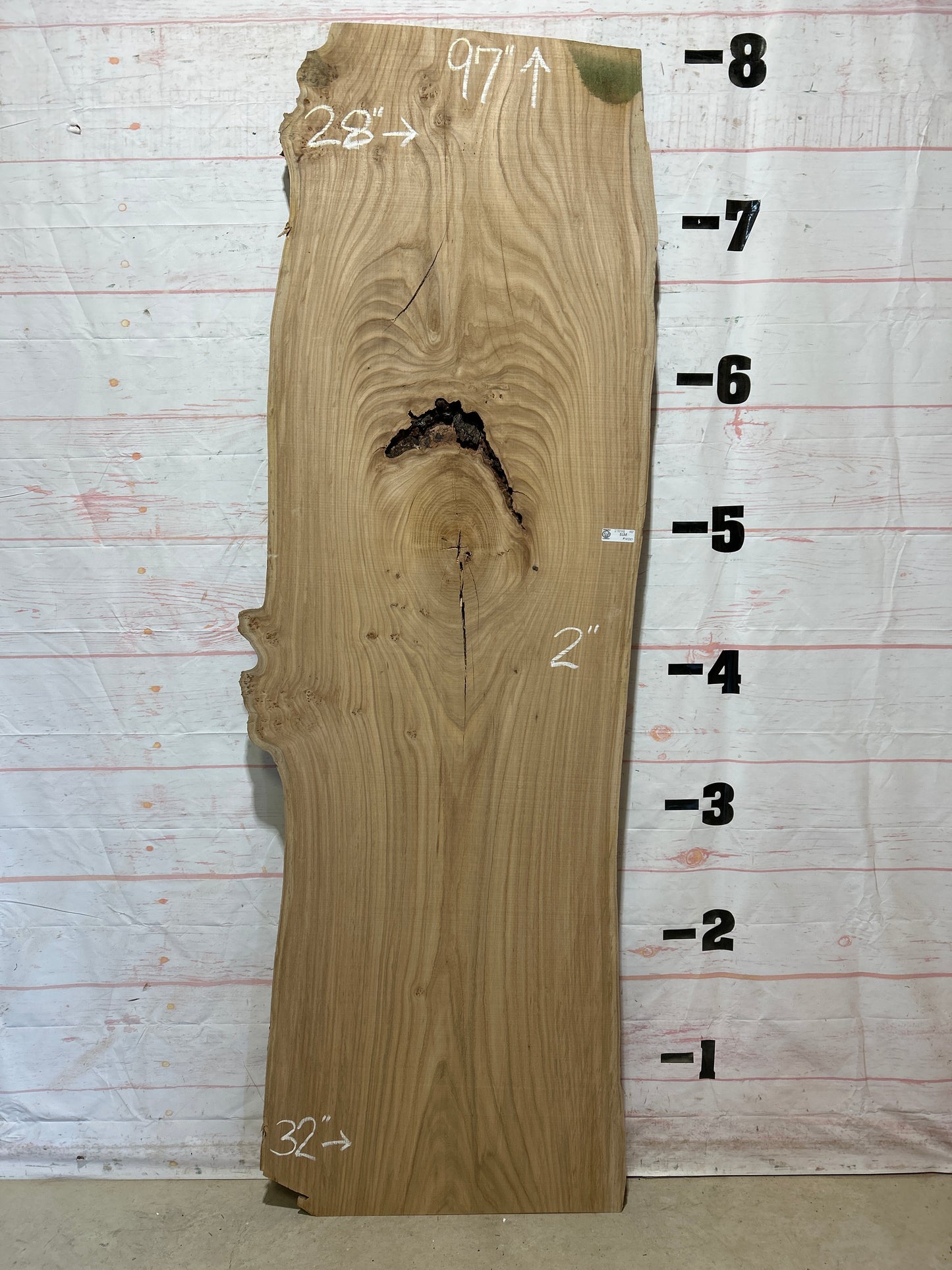 Live Edge Elm Sku#27048-40
