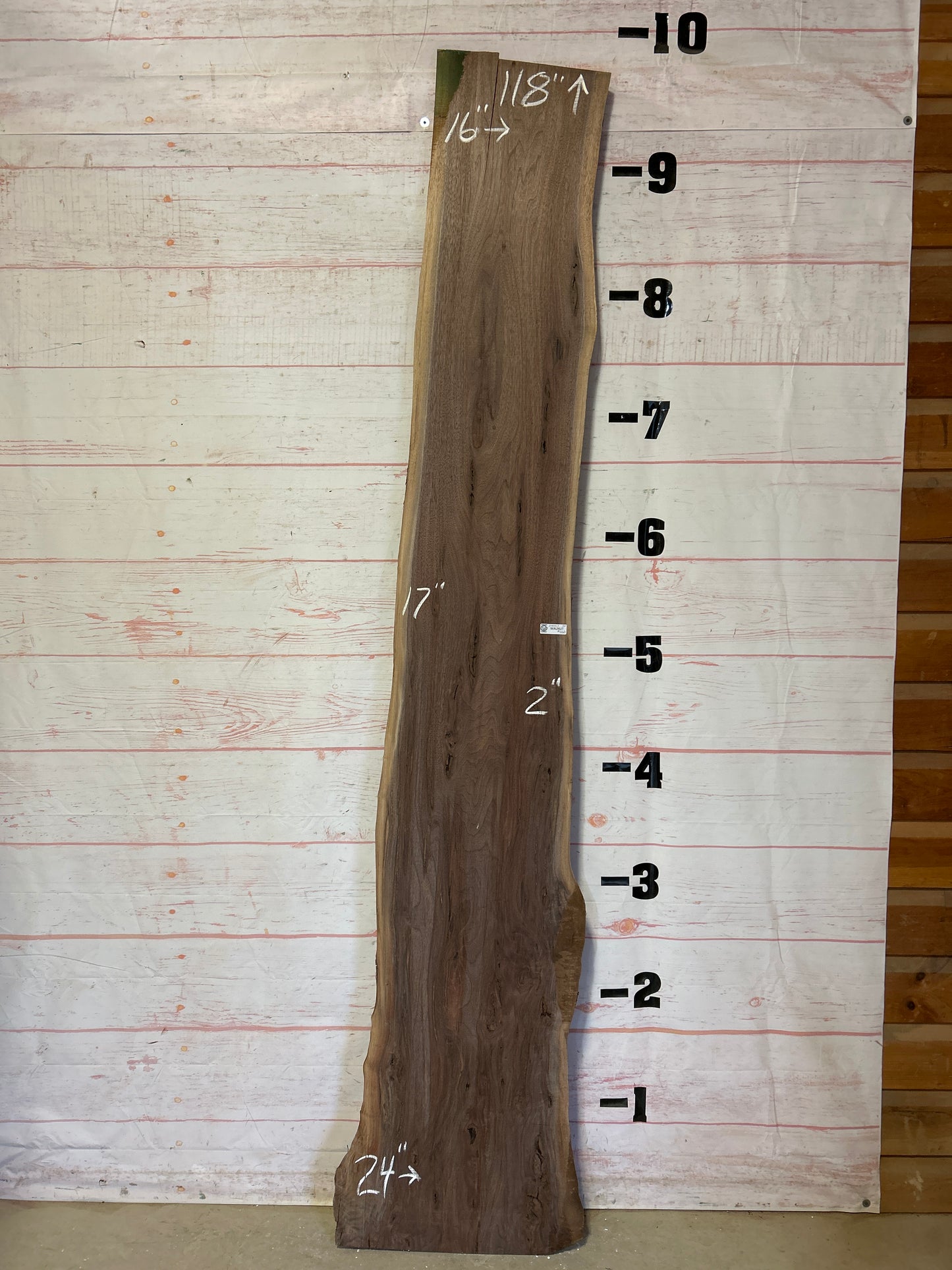 LiveEdge Walnut Sku#24557K-33