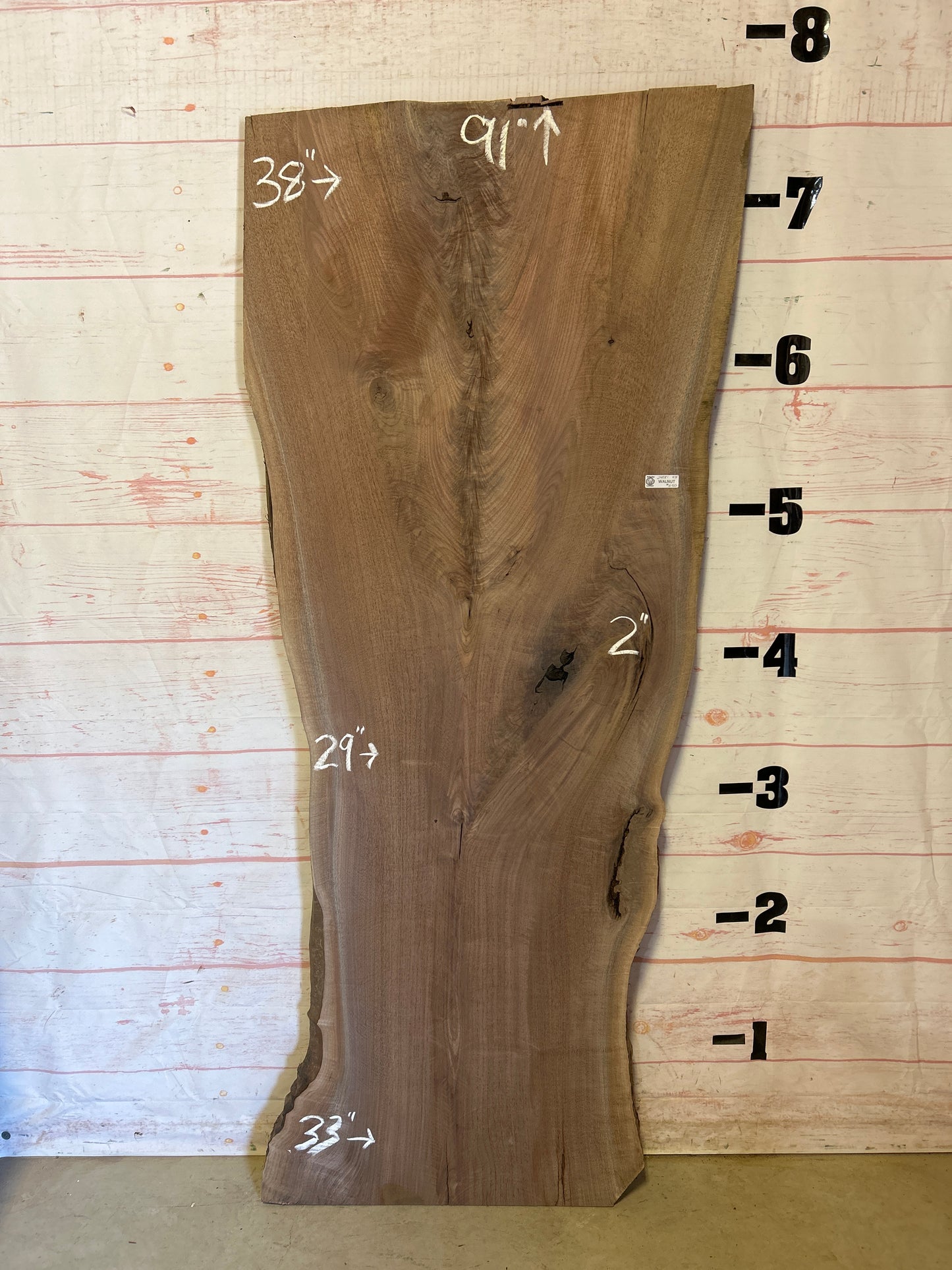 Live Edge Walnut Sku# 24081J-43