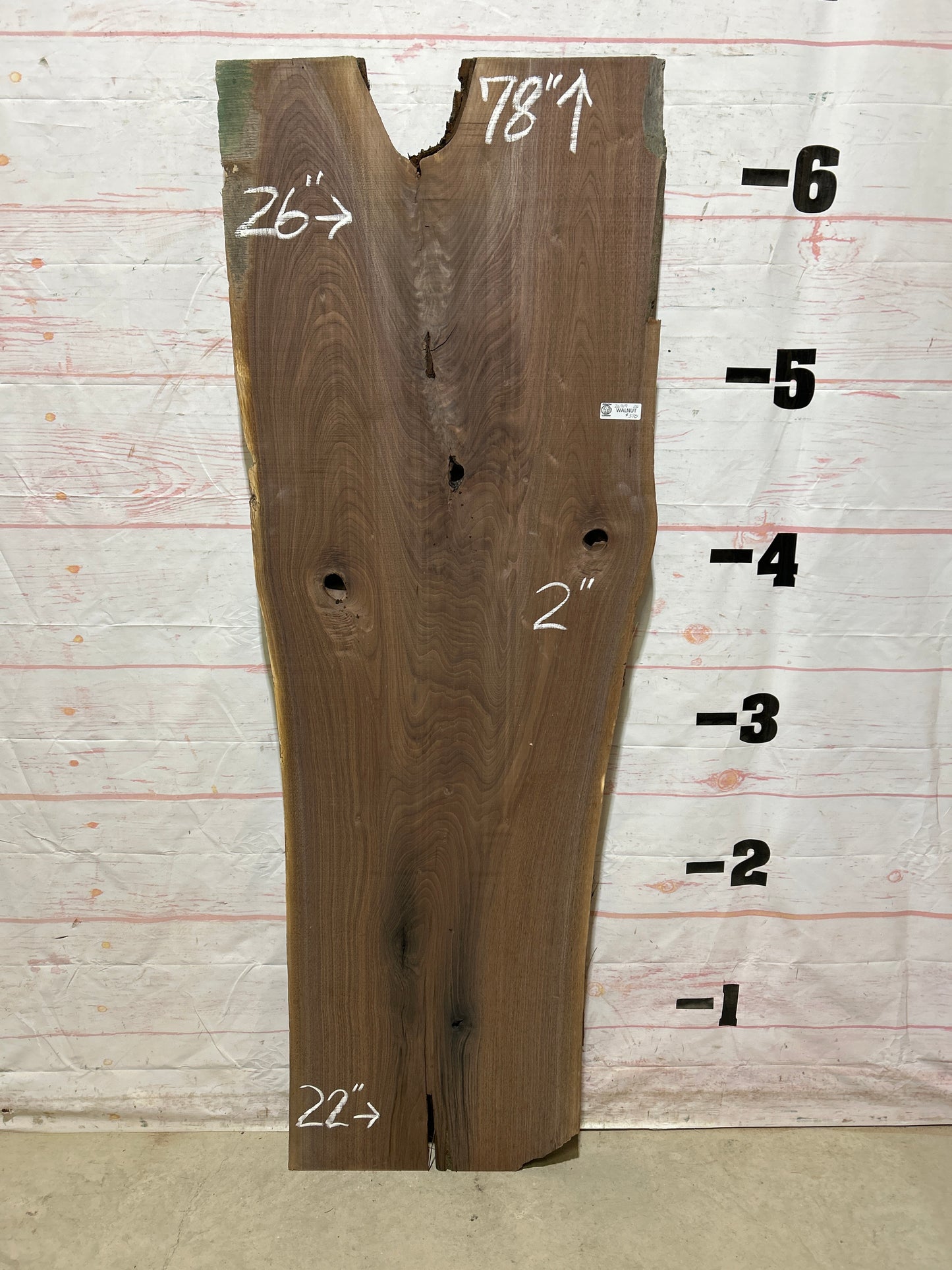 Live Edge Walnut Sku#26919-26