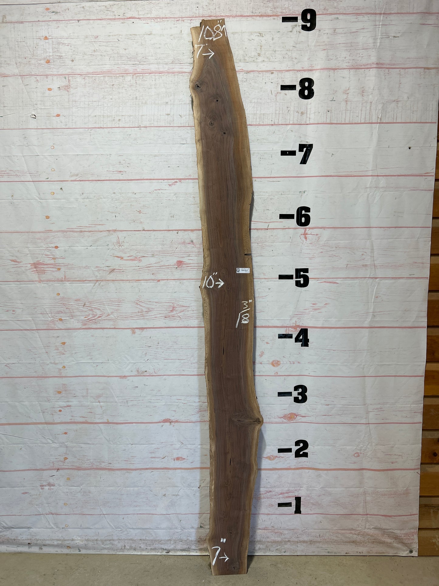 Live Edge Walnut Sku#25782M-10