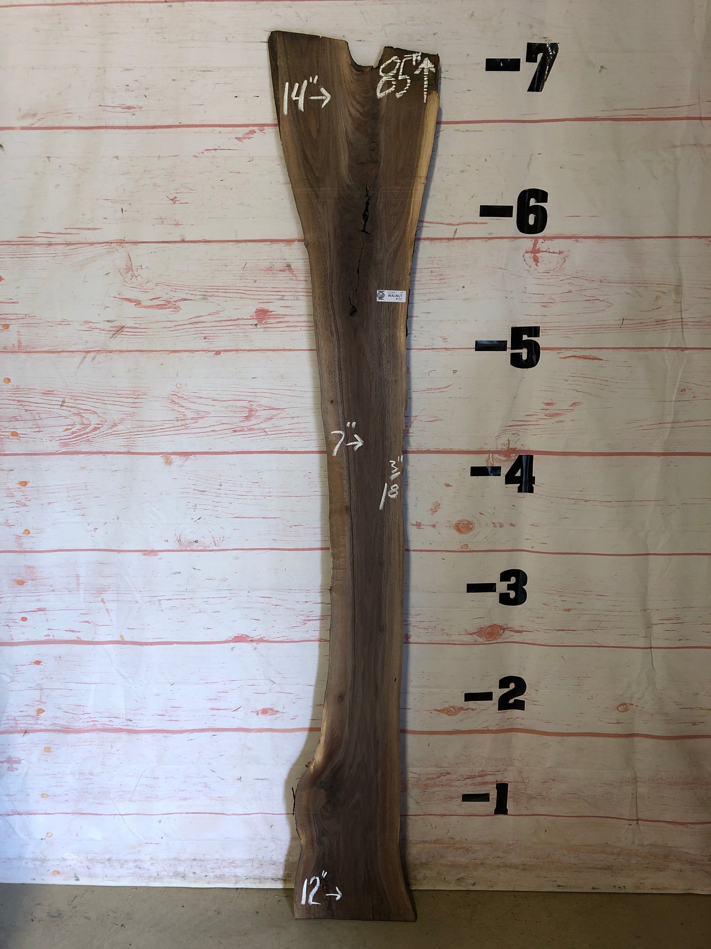 Live Edge Walnut Sku#22841-10