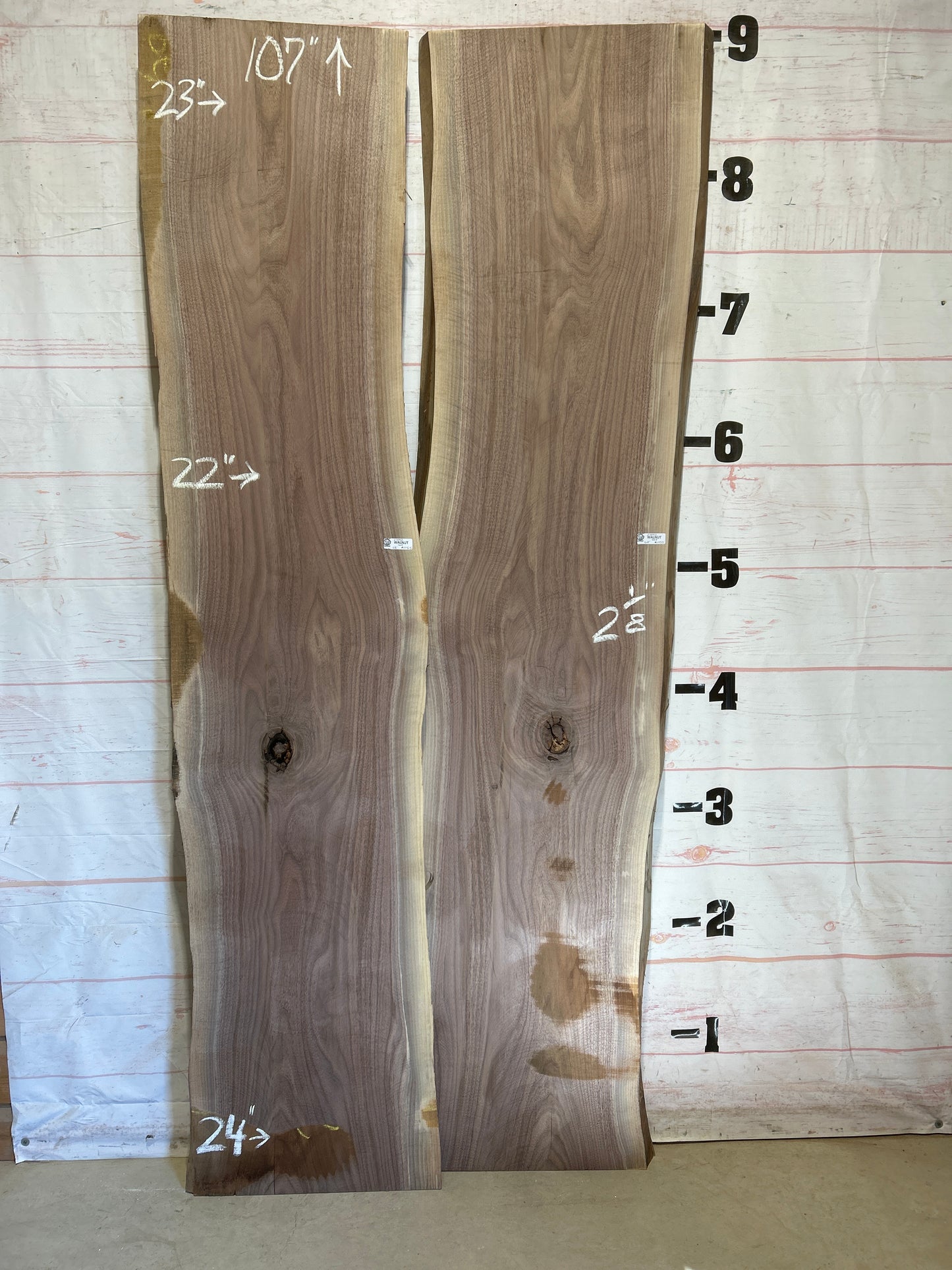 Live Edge Walnut Set Sku#27092K-68