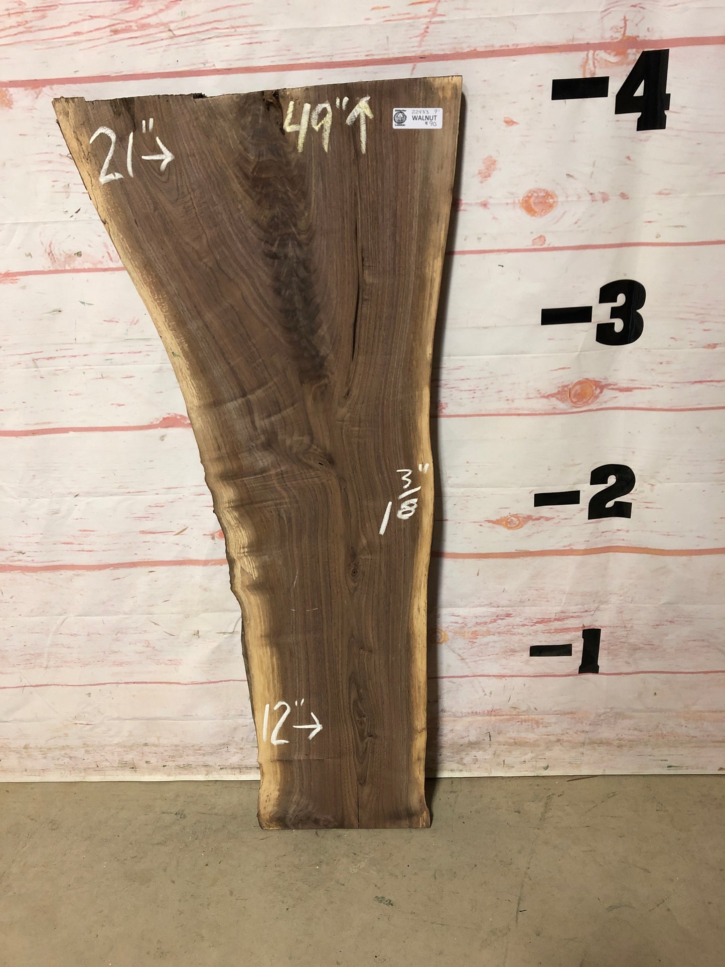 Live Edge Walnut Sku# 22433M-9