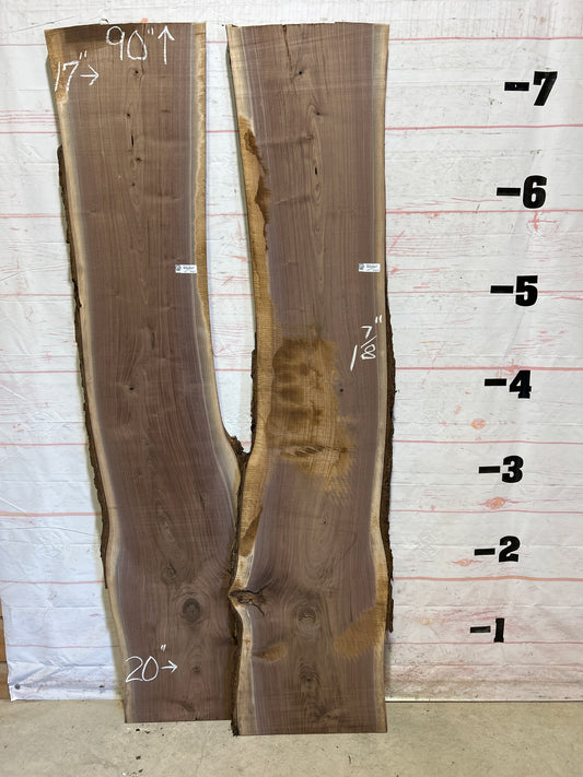 Live Edge Walnut Set Sku#26177K-48