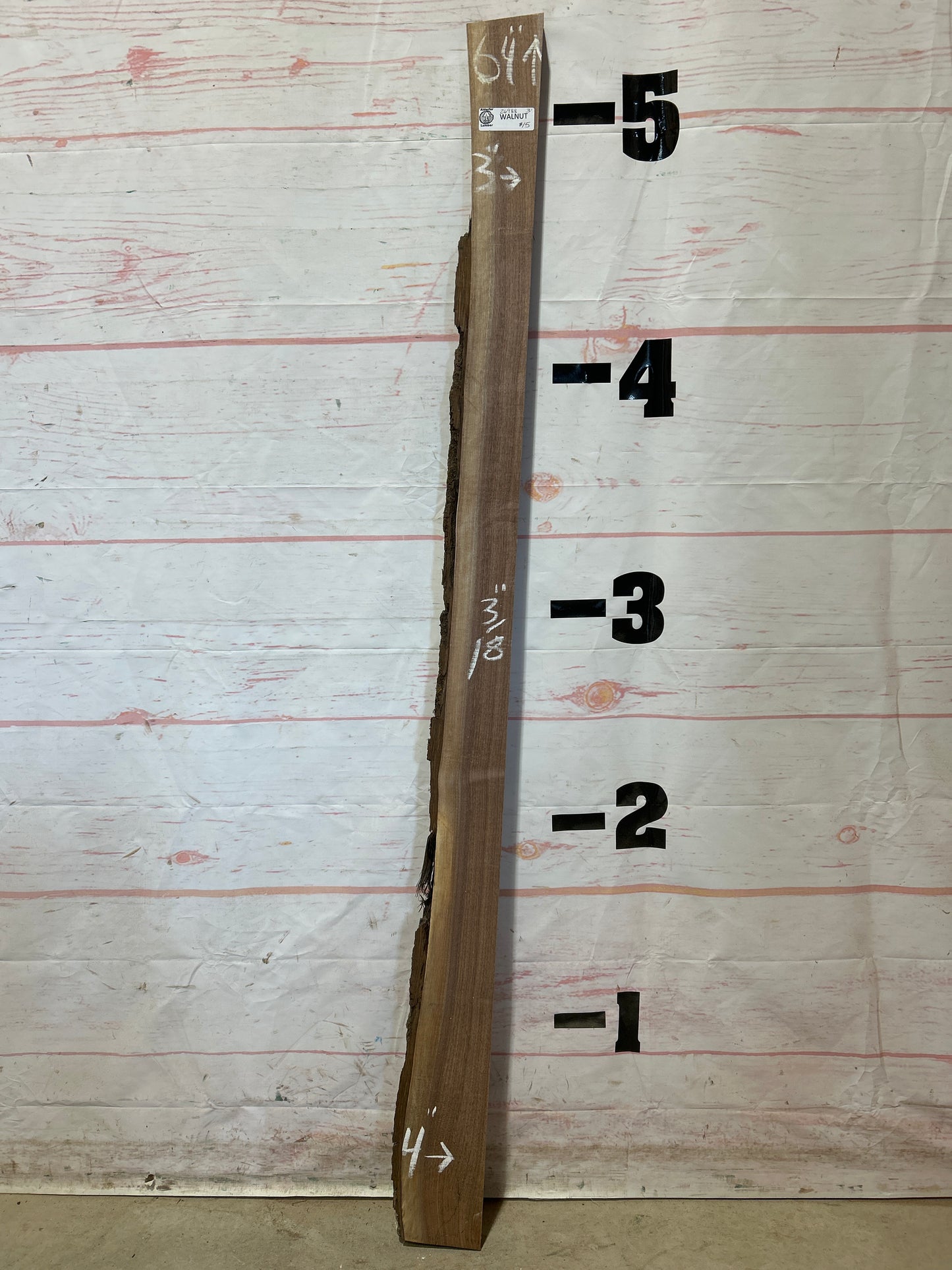 Live Edge Walnut Sku#26988M-3