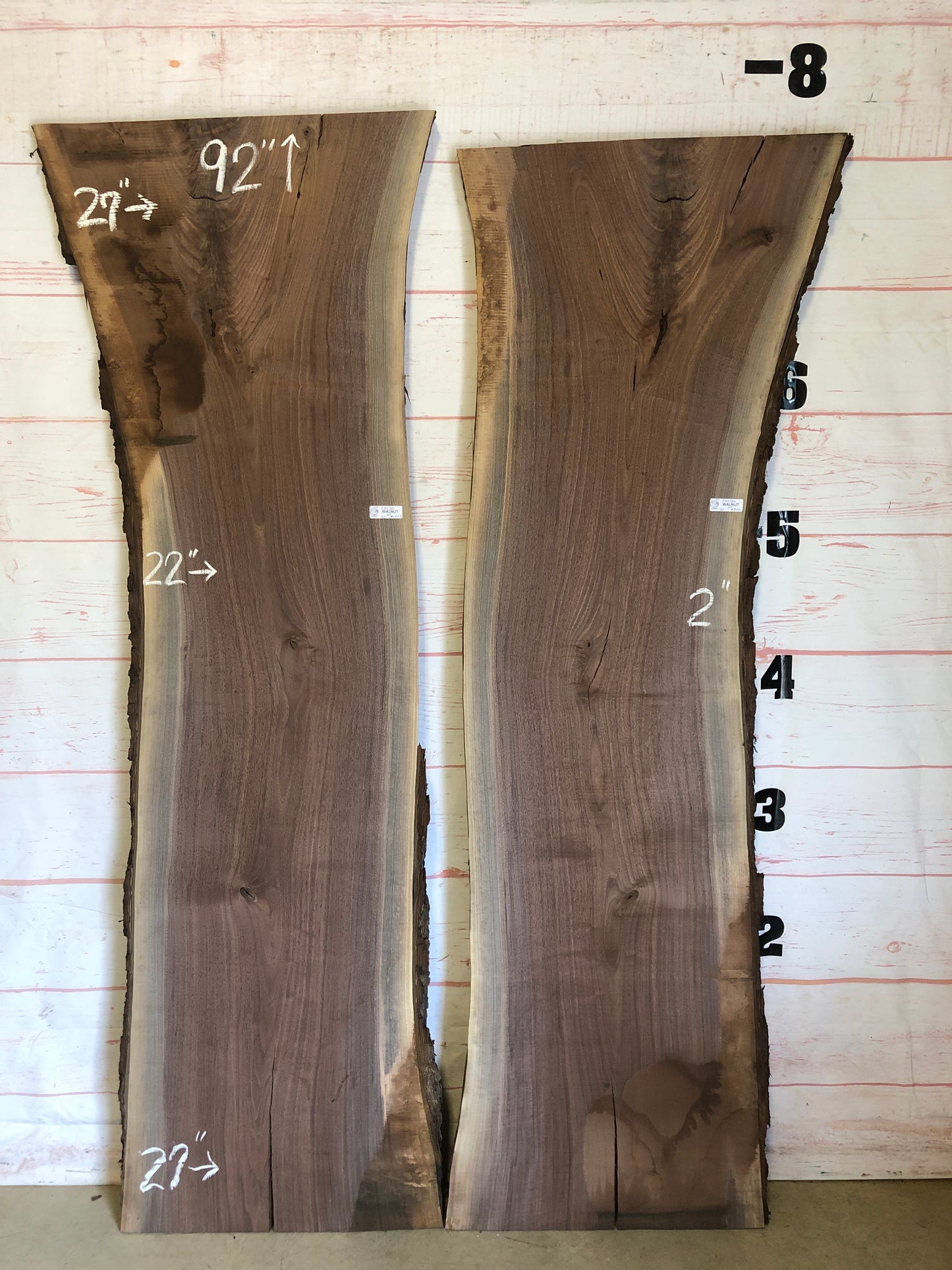 Live Edge Walnut Set– Sku# 23530K-64