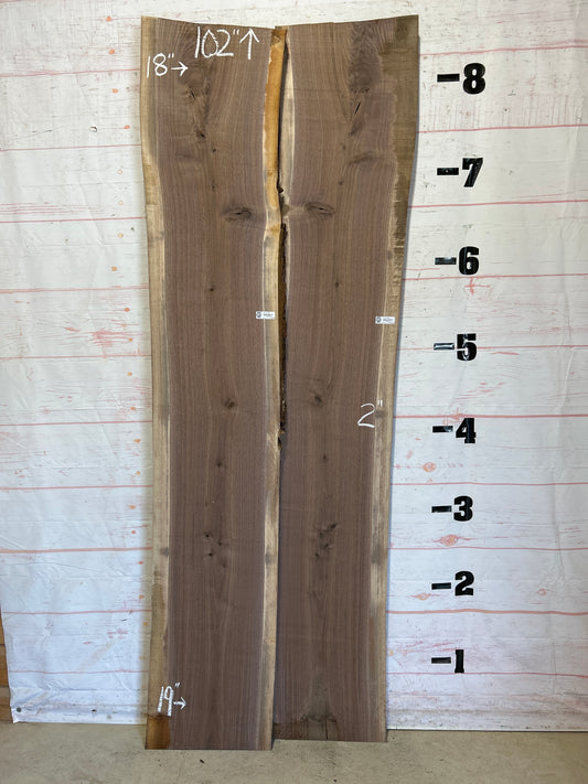 Live Edge Walnut Set Sku#26156K-52