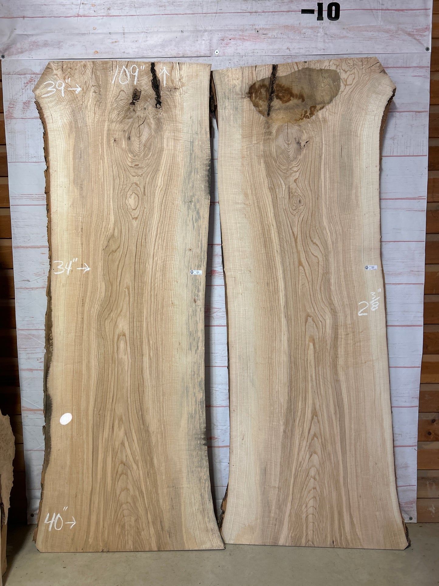 LiveEdge Curly Ash Set Sku#24225-140