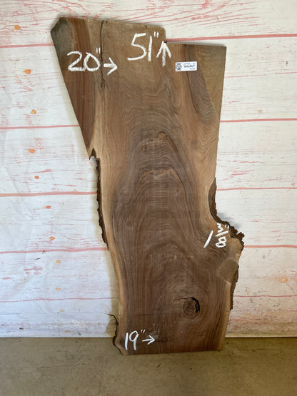 Live Edge Walnut Sku#23956M-11