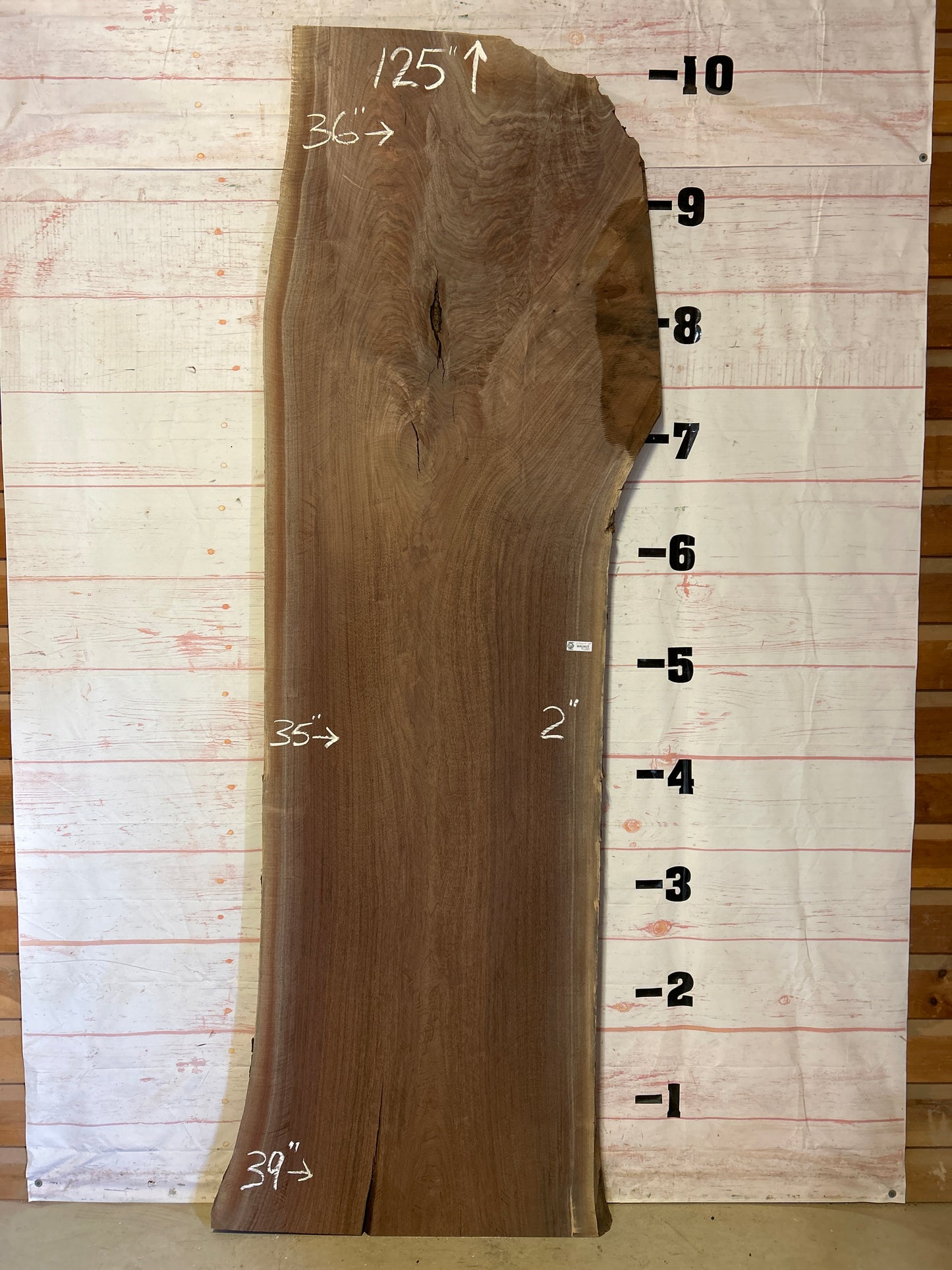 Live Edge Walnut Sku#24664-64