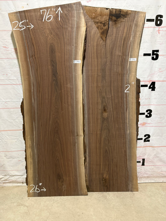 Live Edge Walnut Set Sku#26763K-54