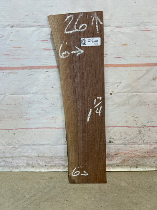 Live Edge Walnut Sku#25450M-1