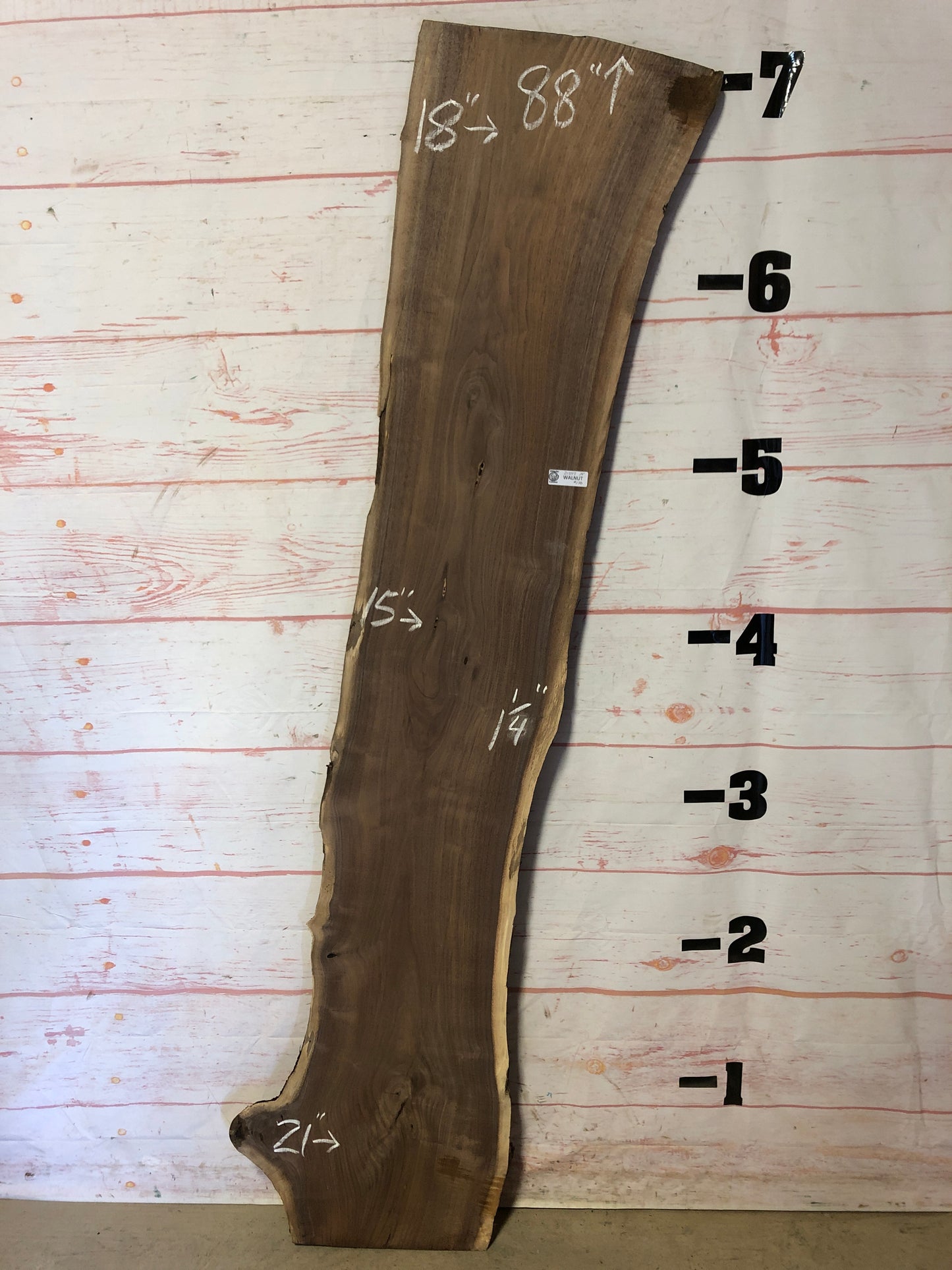 Live Edge Walnut Sku# 21597C-14