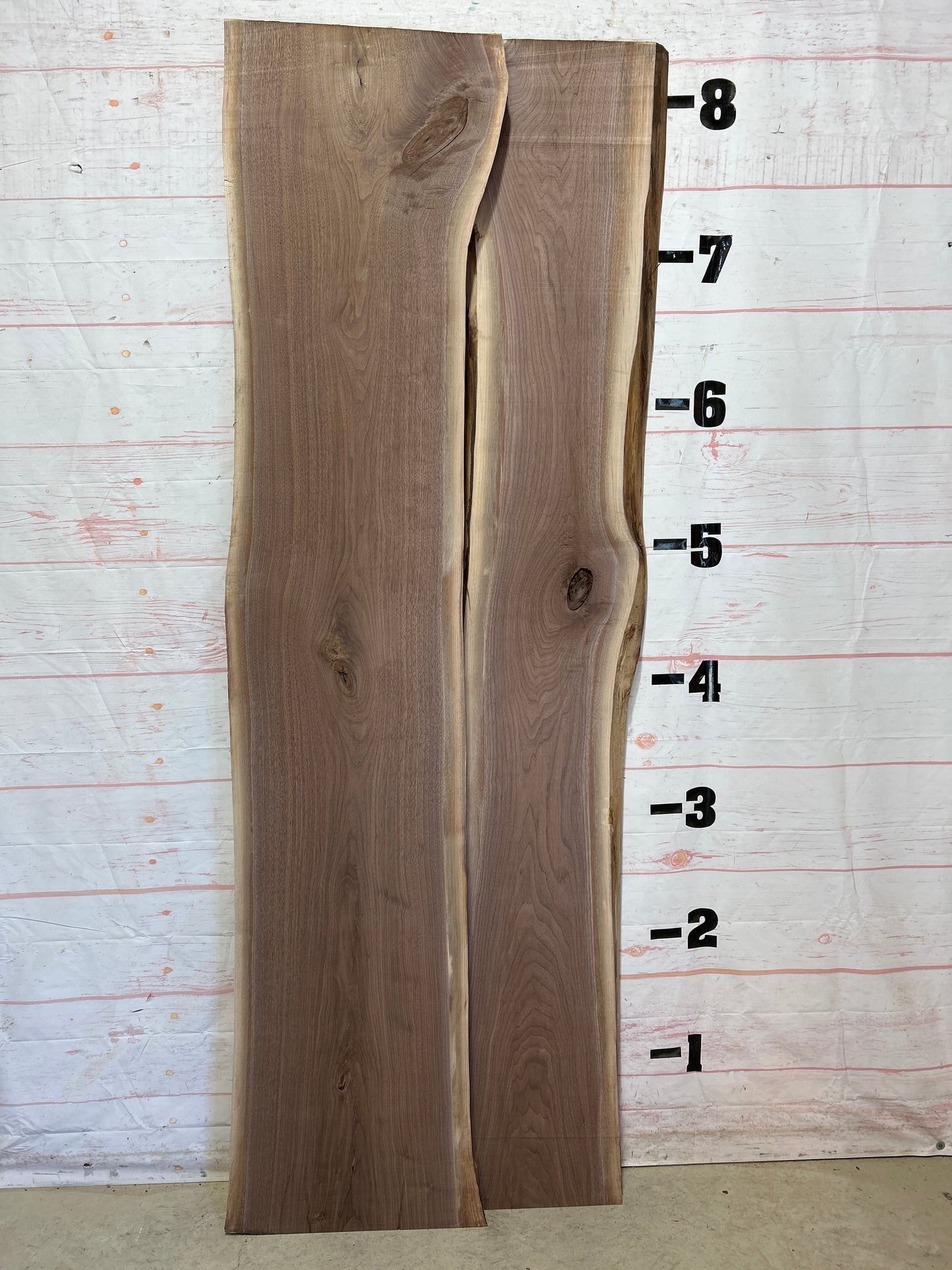 Live Edge Walnut Set Sku#26180K-50