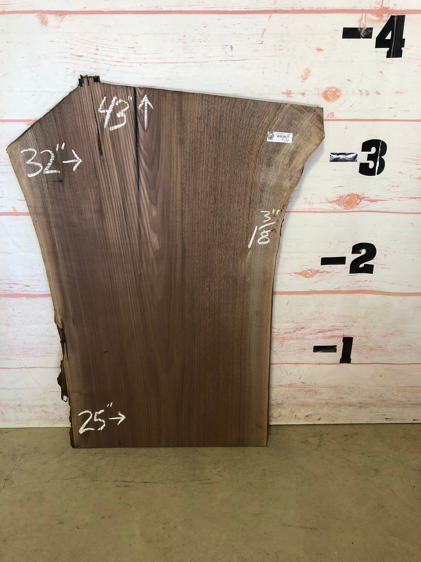 Live Edge Walnut Sku#23341M-13