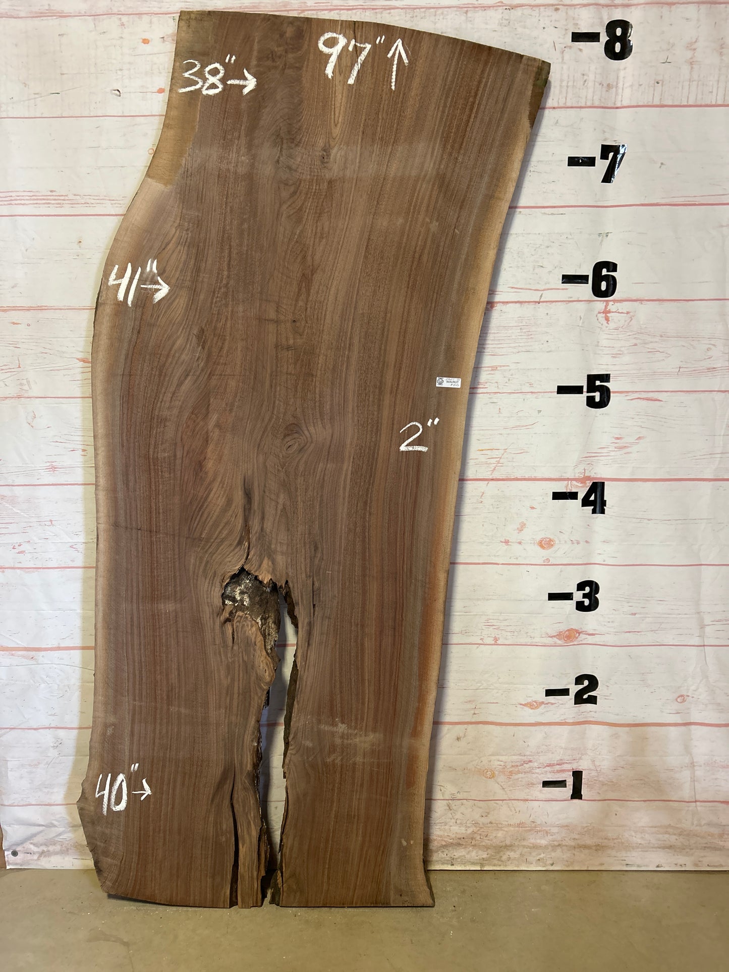 Live Edge Walnut Sku#24607-54