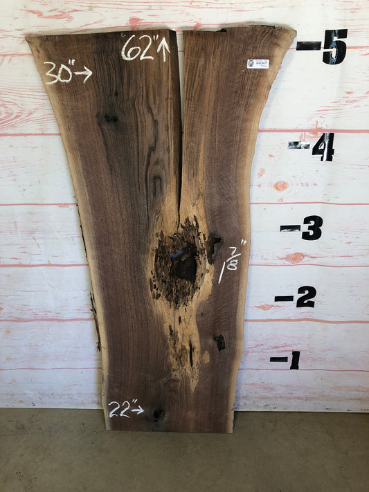 Live Edge Walnut Sku#23290A-22