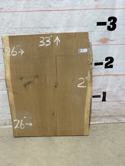Live Edge White Oak Sku#26994-12