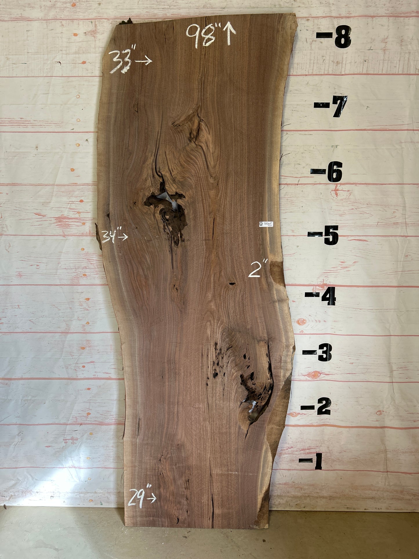 LiveEdge Walnut Sku#24331J-44