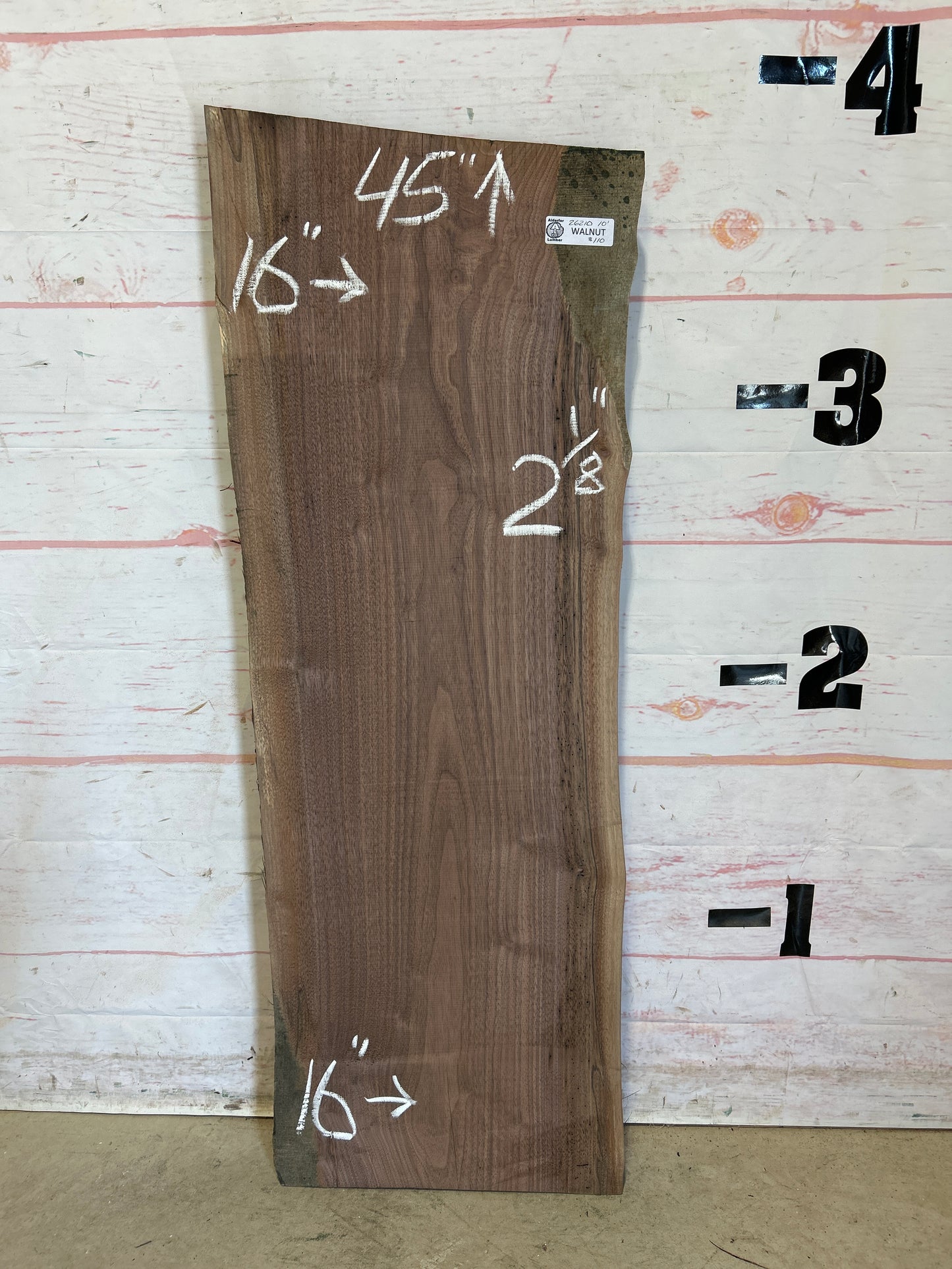 Live Edge Walnut Sku#26210A-10