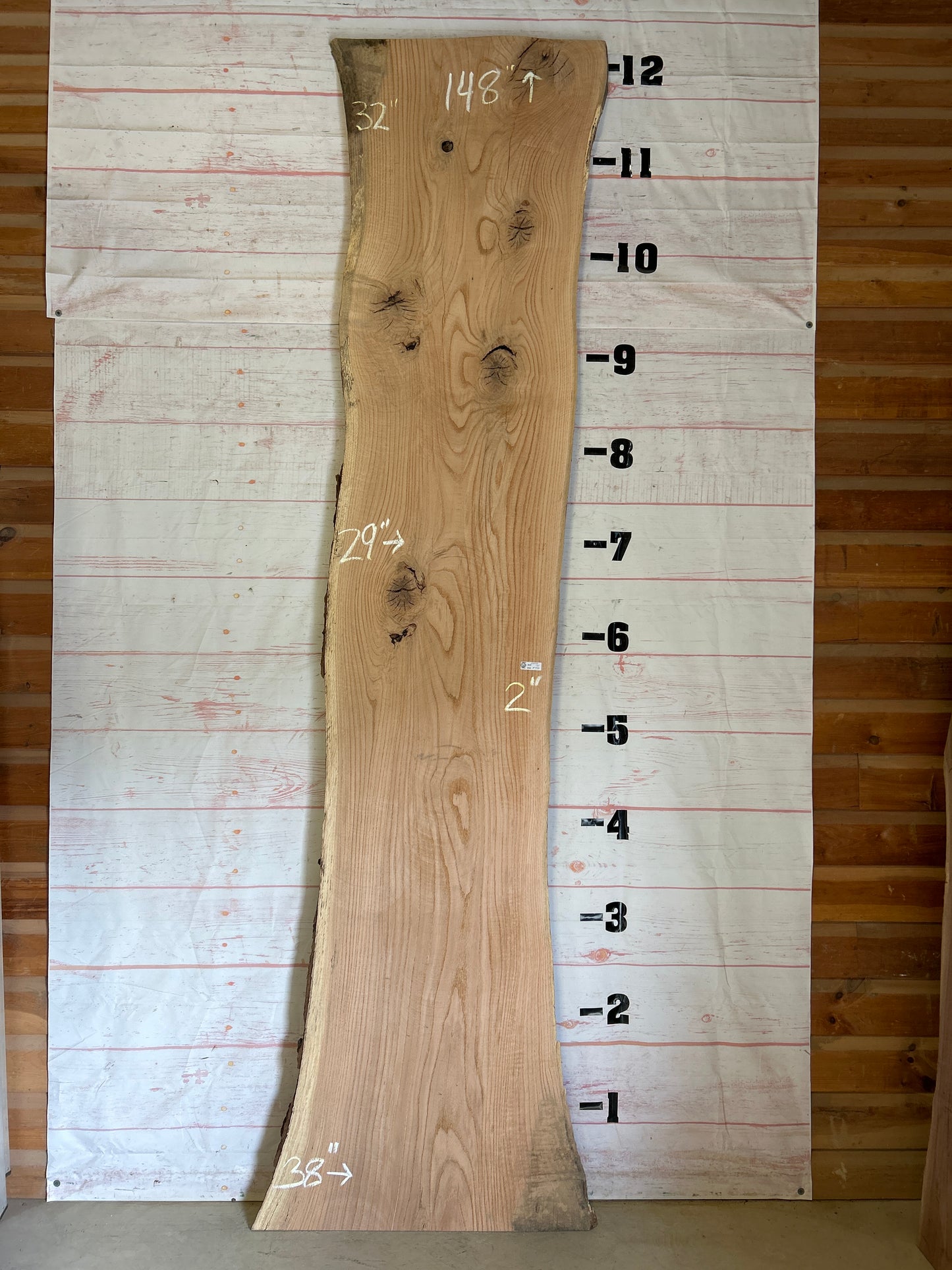 Live Edge Red Oak Sku#24049-70