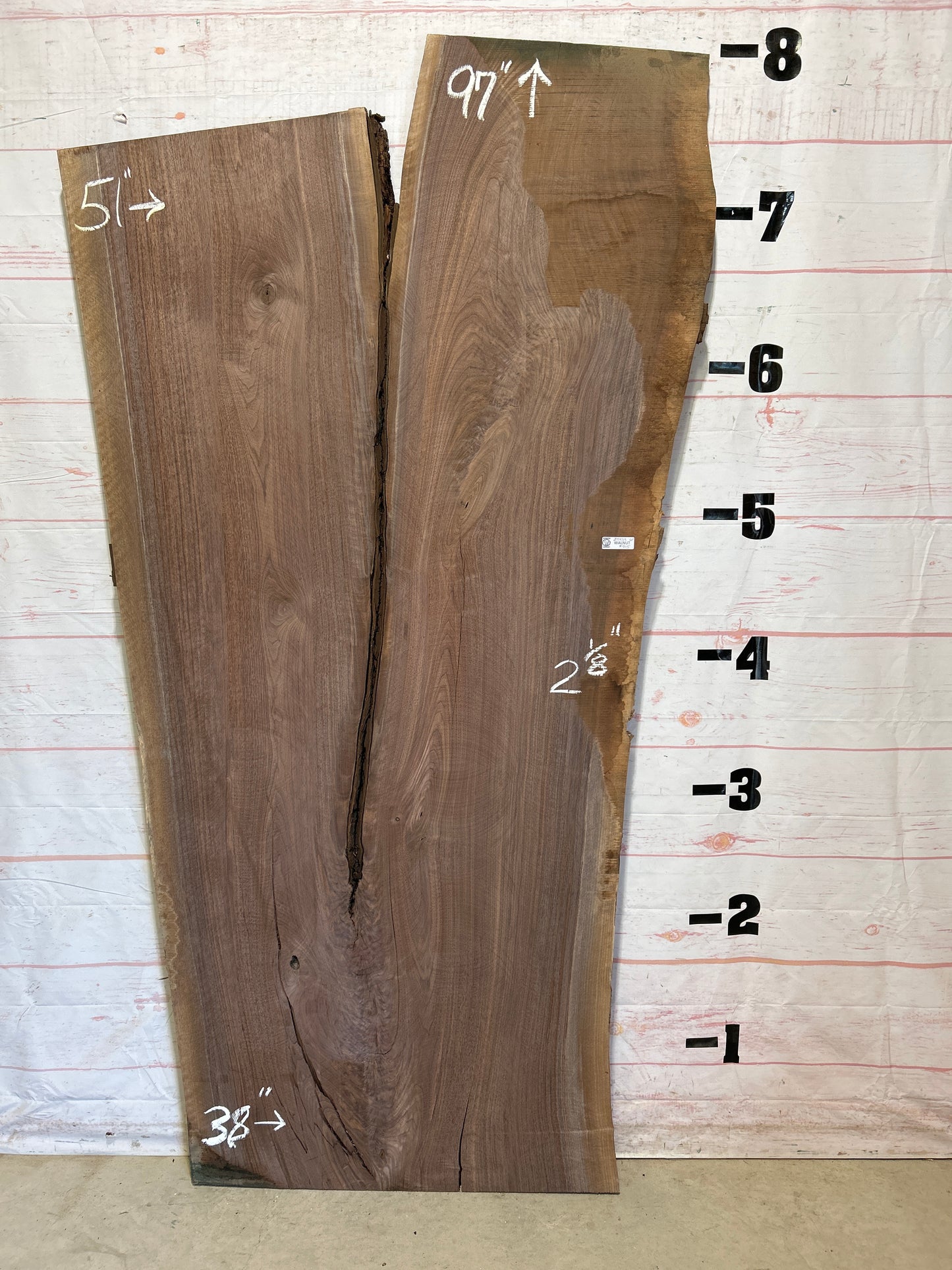 Live Edge Walnut Sku#25833-61