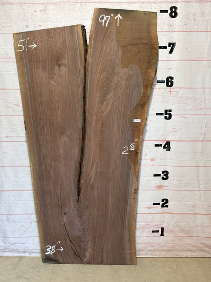 Live Edge Walnut Sku#25833-61