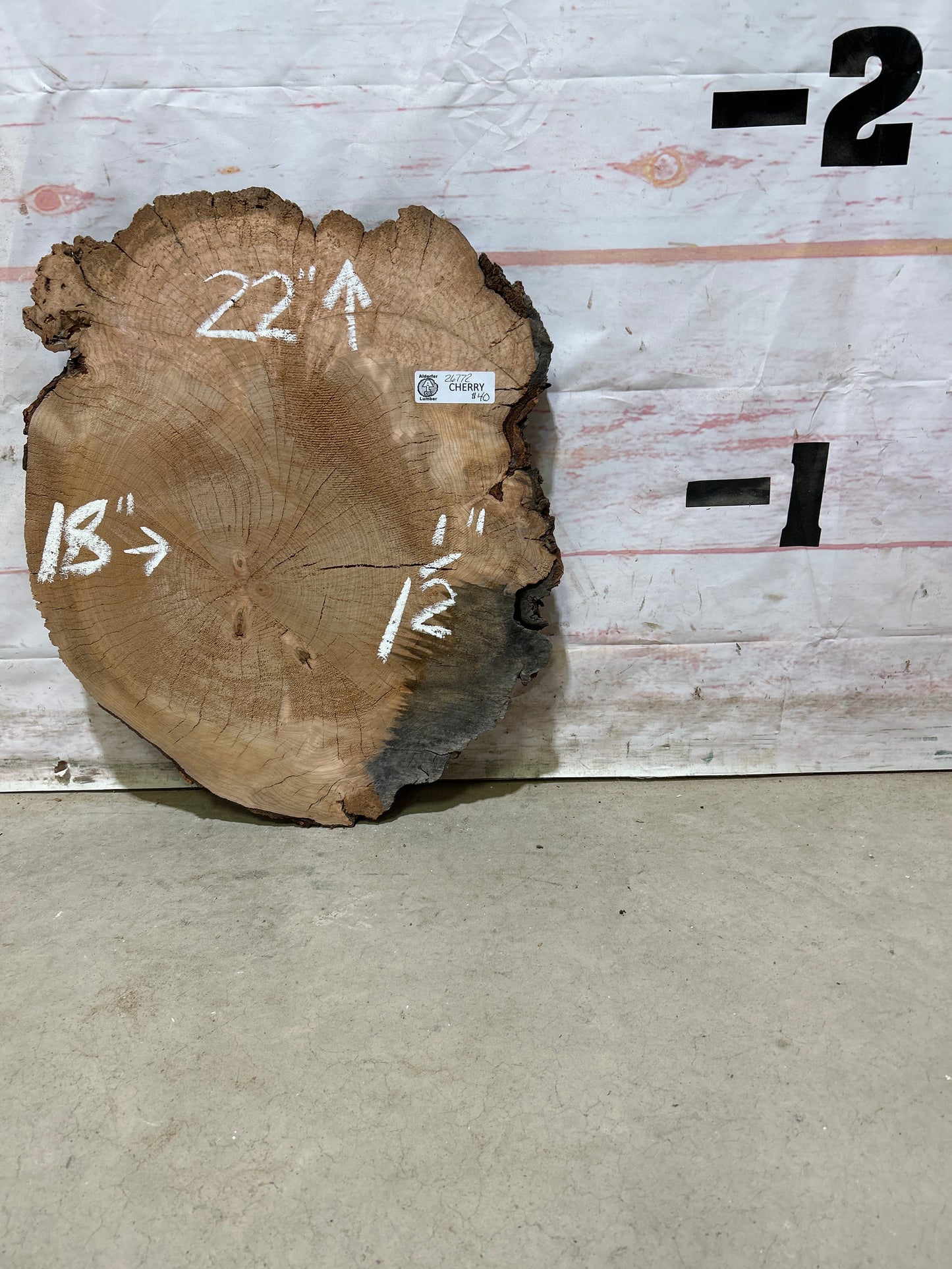 Live Edge Cherry Sku#26772M