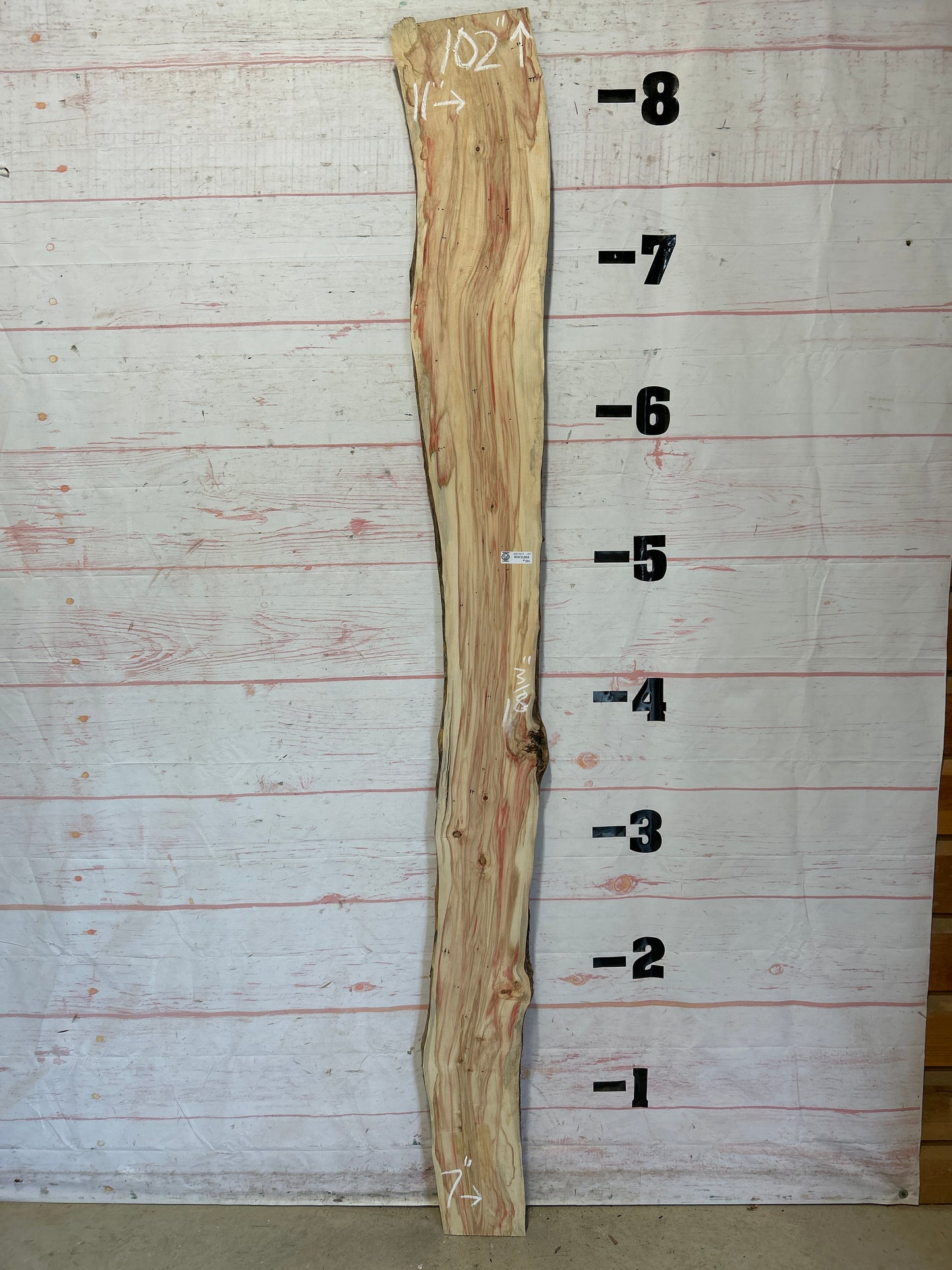 Live Edge Box Elder Sku#25727D-10