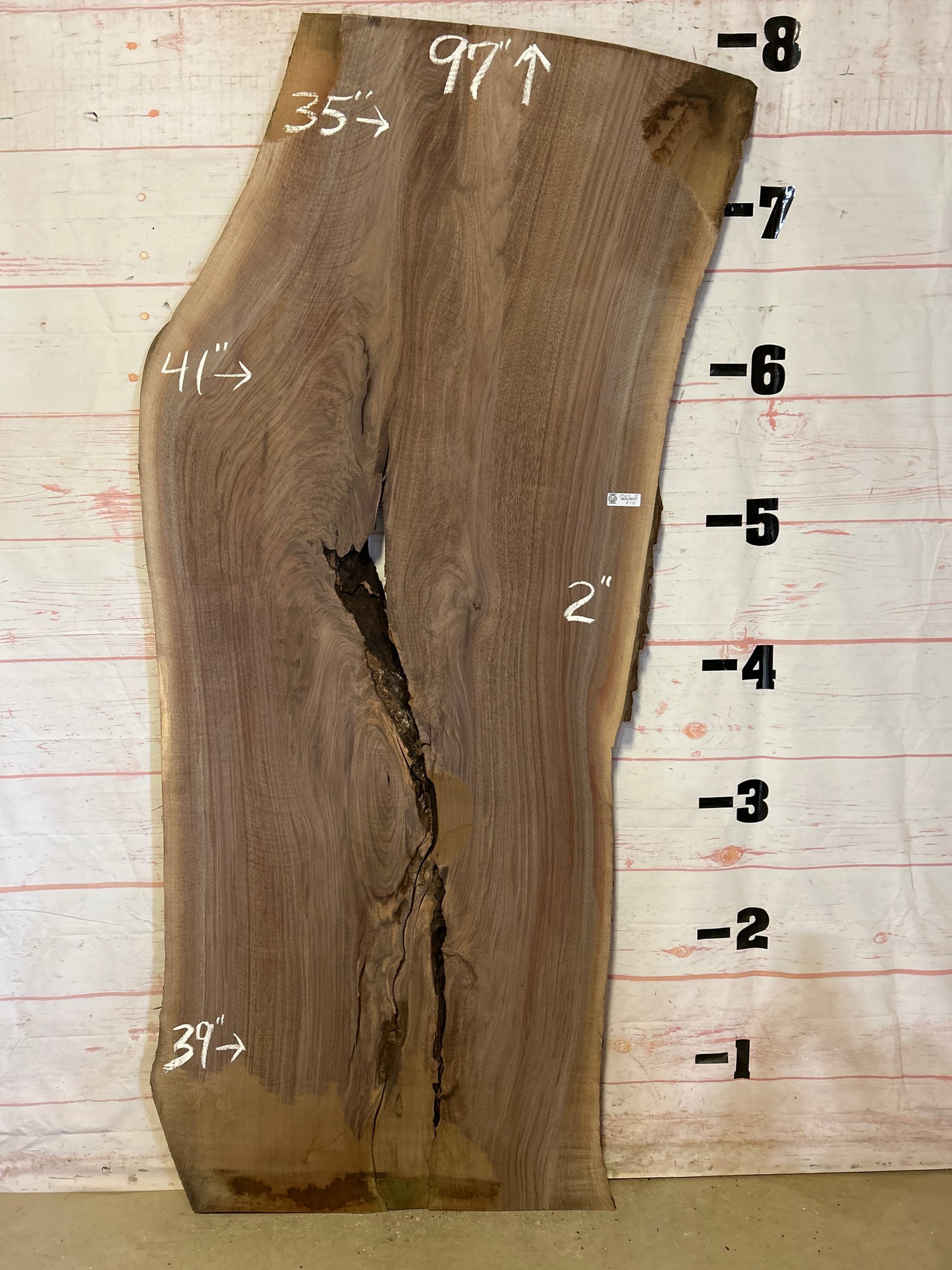 Live Edge Walnut Sku#24606-51