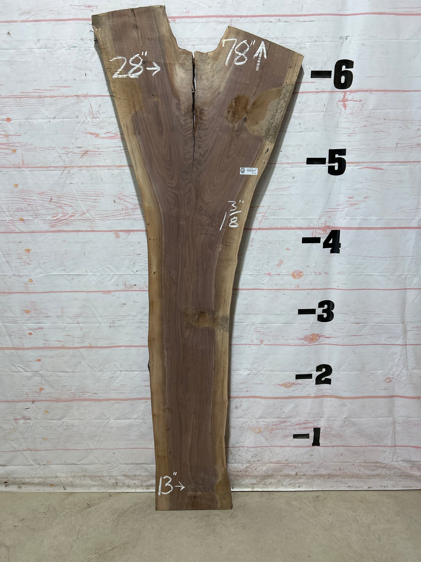 Live Edge Walnut Sku#26833M-17