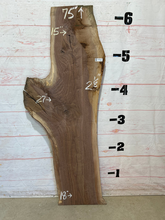 Live Edge Walnut Sku#25884A-22