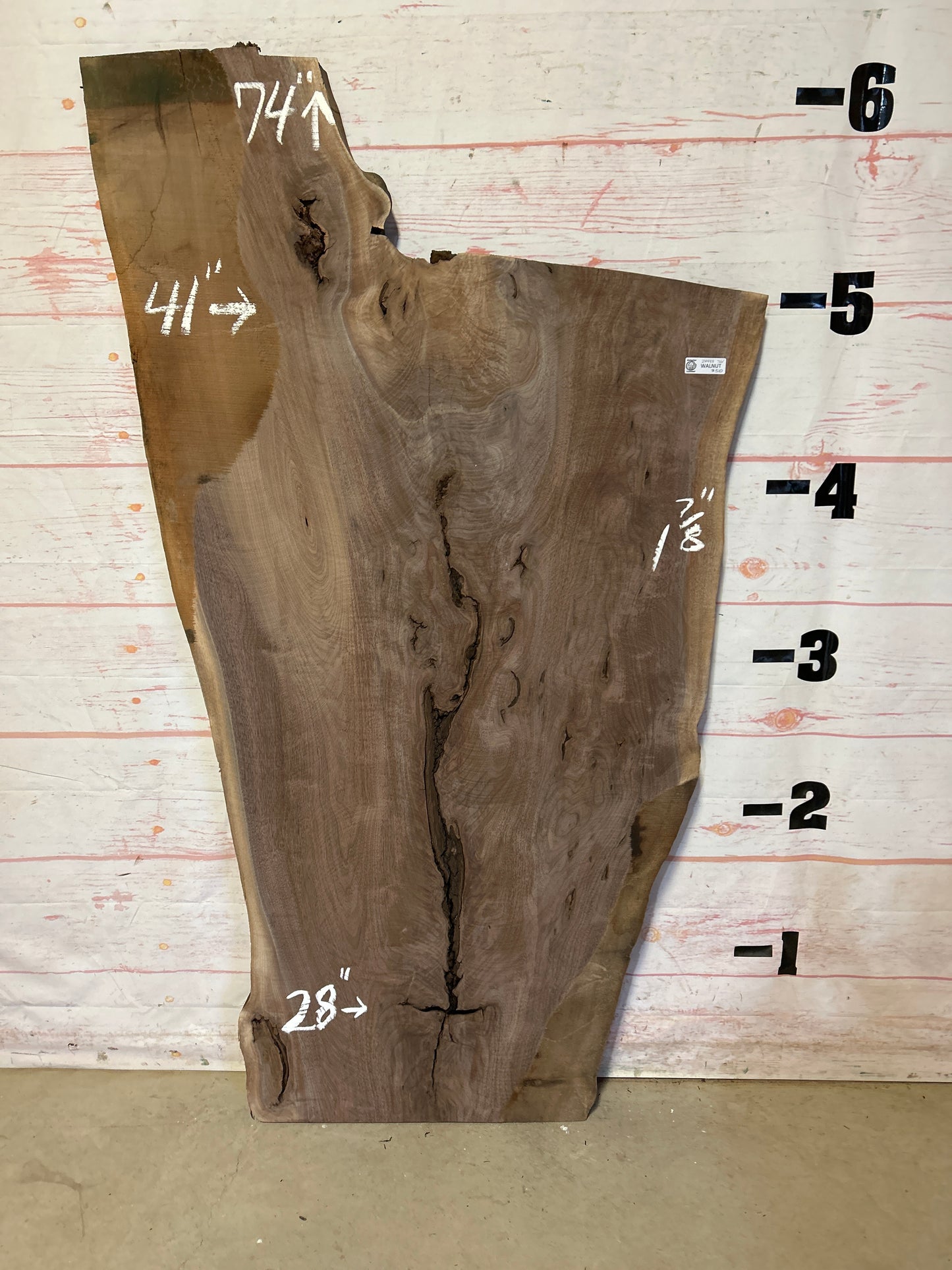 Live Edge Walnut Sku#24488N-36