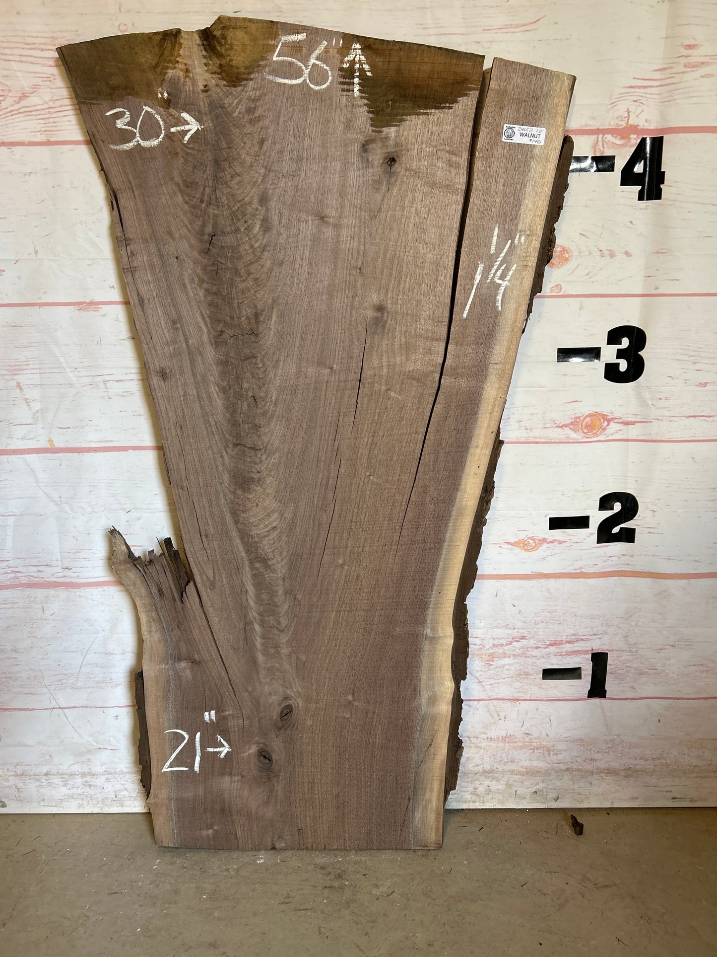 Live Edge Walnut Sku#24652A-13