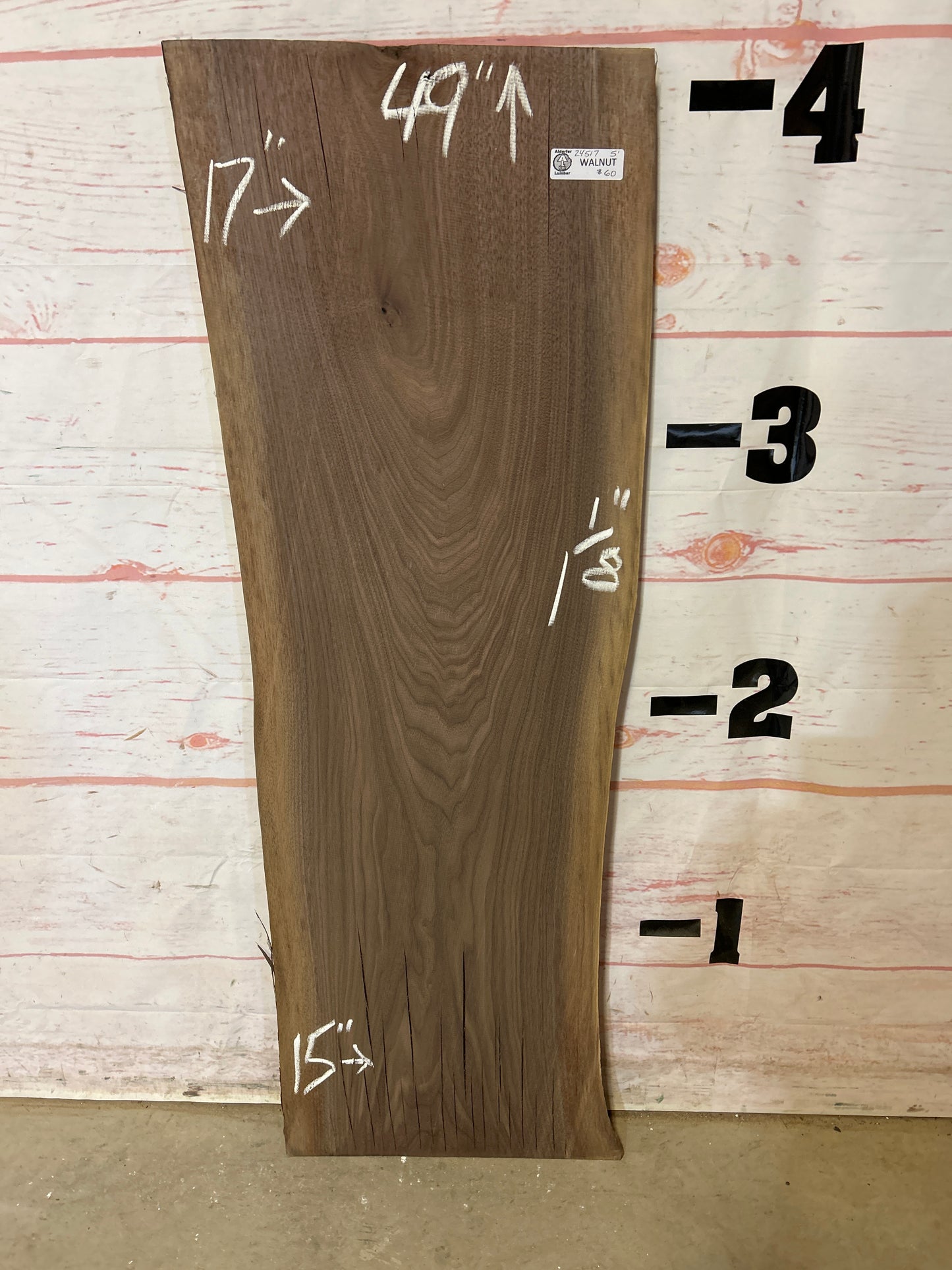 Live Edge Walnut Sku# 24517M-5