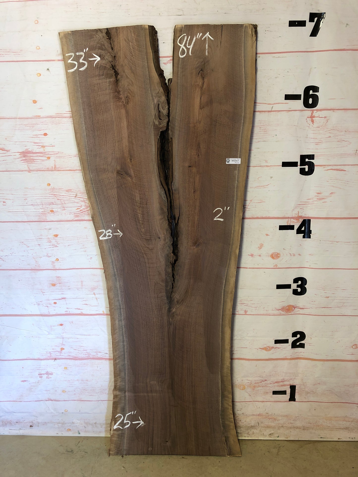 Live Edge Walnut Sku# 22550F-34